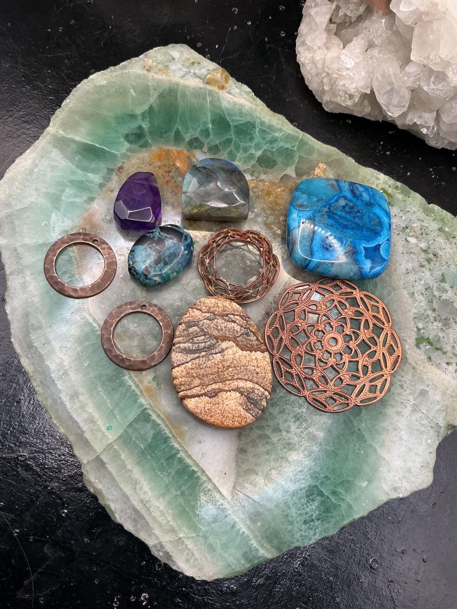 Mystic Relics Vintage Stone and Filigree Collection - VLS Idaho - 8/13/26 - Vintaj Live Shop ID