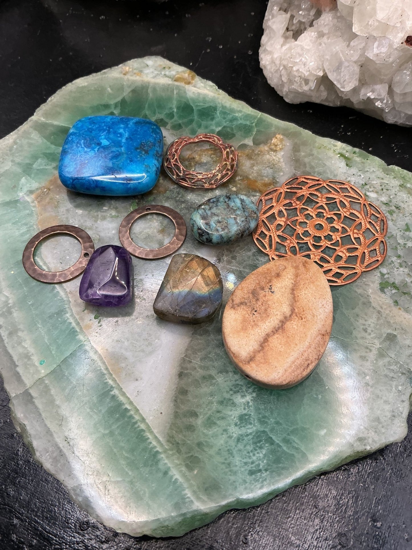 Mystic Relics Vintage Stone and Filigree Collection - VLS Idaho - 8/13/26 - Vintaj Live Shop ID