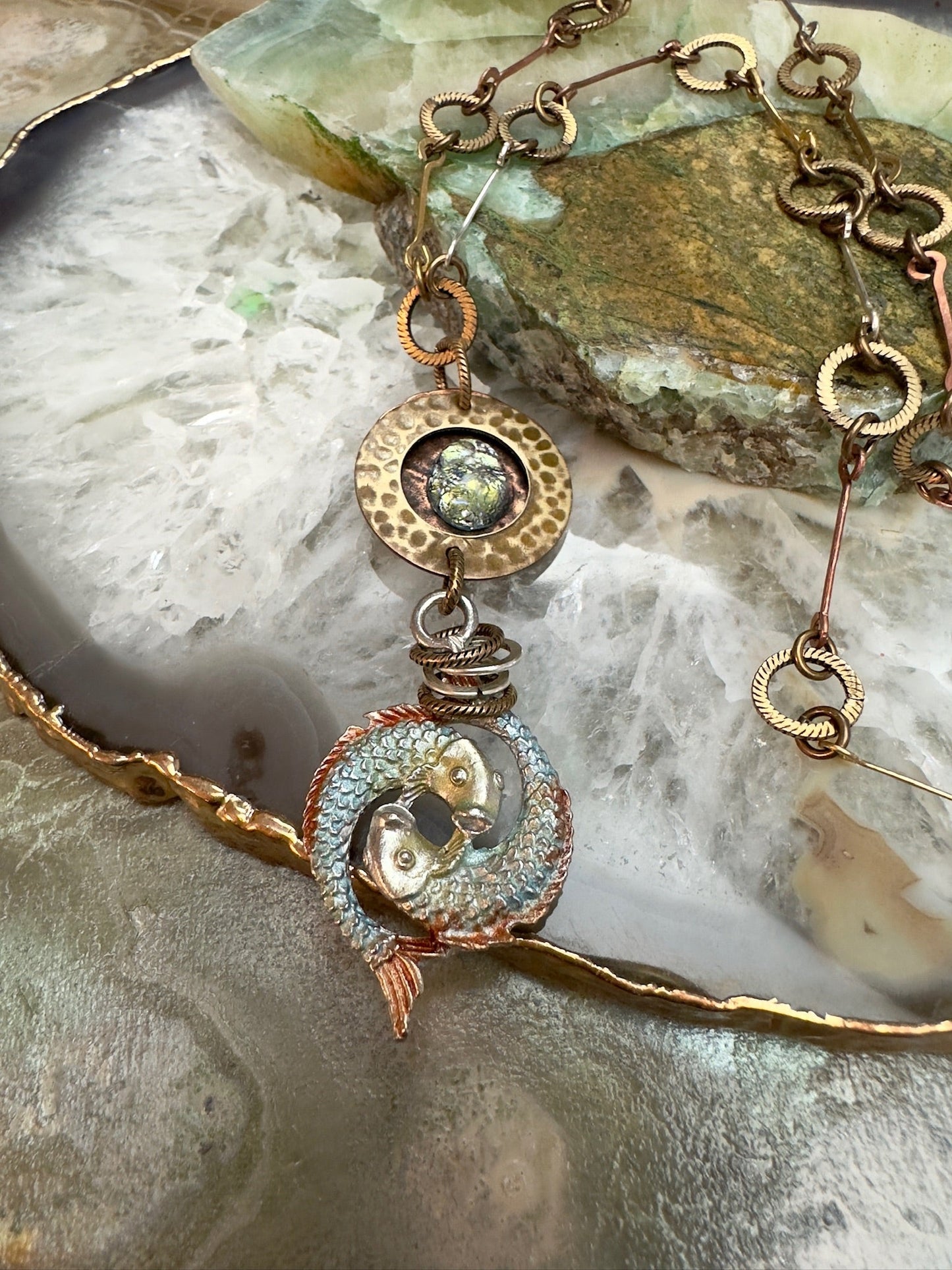 Neptune Reflection Necklace Kit - Vintaj Design - 1/29/25 - Vintaj Live Shop ID