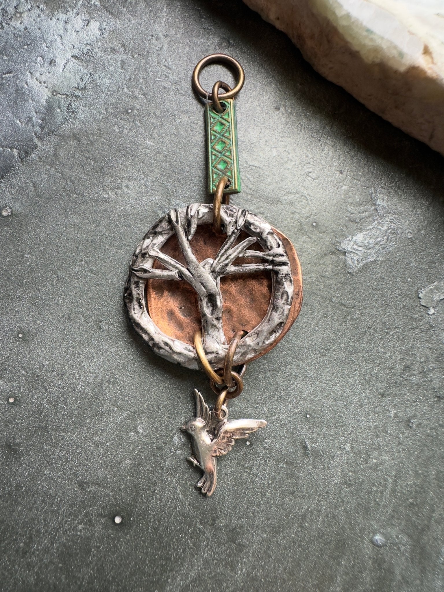 Oaken Amulet - Vintage Drop Pendant Kit - Vintaj Idaho Design - 11/5/2025 - Vintaj Live Shop ID