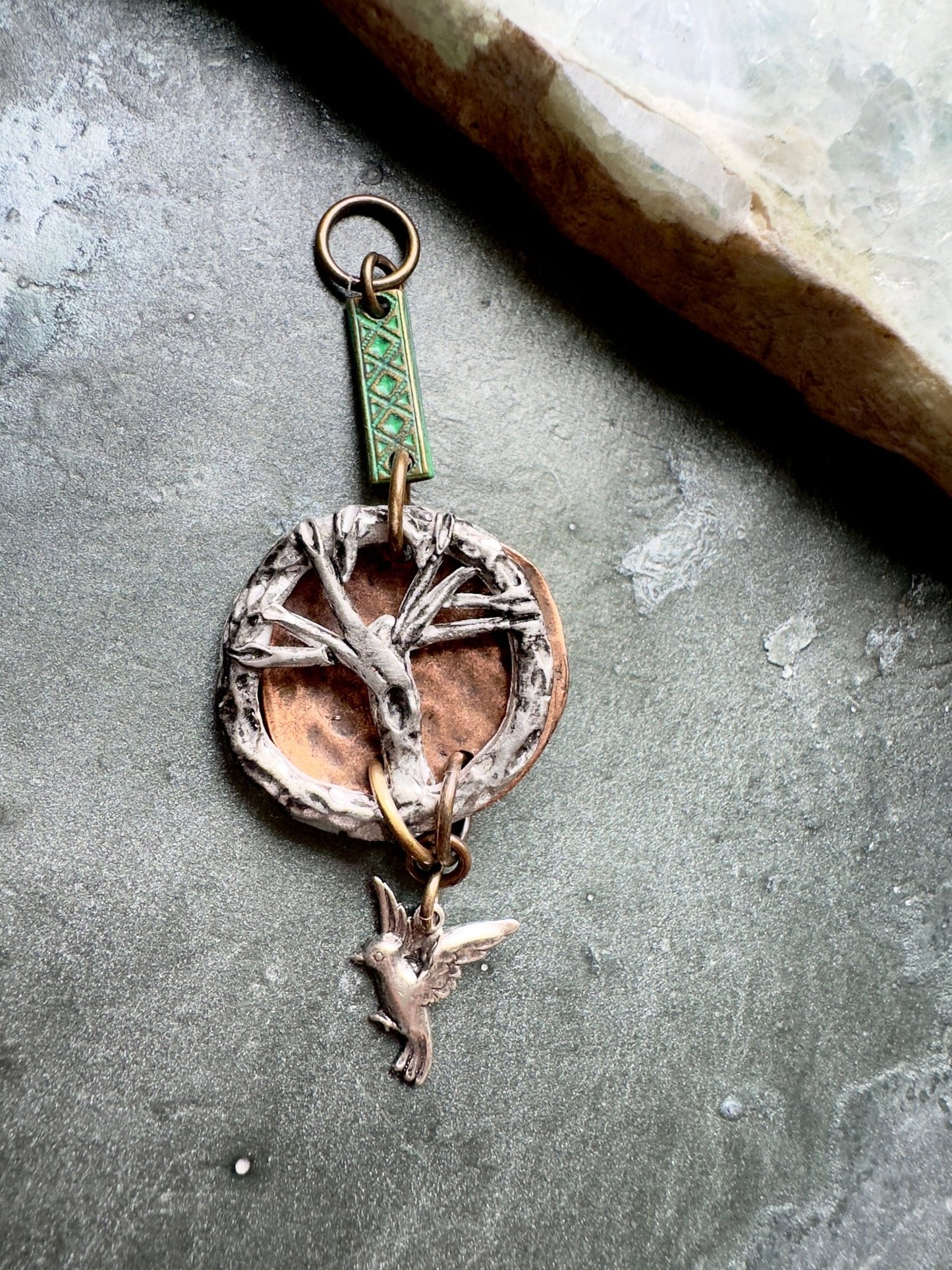Oaken Amulet - Vintage Drop Pendant Kit - Vintaj Idaho Design - 11/5/2025 - Vintaj Live Shop ID