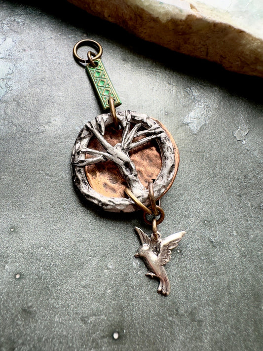 Oaken Amulet - Vintage Drop Pendant Kit - Vintaj Idaho Design - 11/5/2025 - Vintaj Live Shop ID