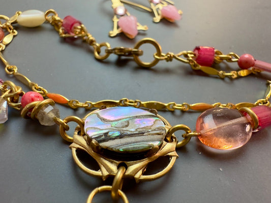 Petal Blush - Fairy Folly Collection - Bracelet Earrings Kit - Vintaj Design - 5/14/2025 - Vintaj Live Shop ID