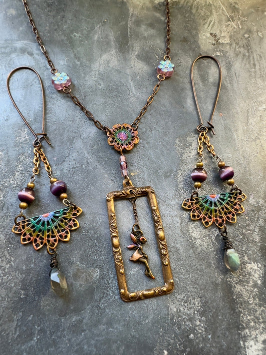 Pixie Passage - Necklace & Earring Kit - Vintaj Idaho Design - 9/24/2025 - Vintaj Live Shop ID