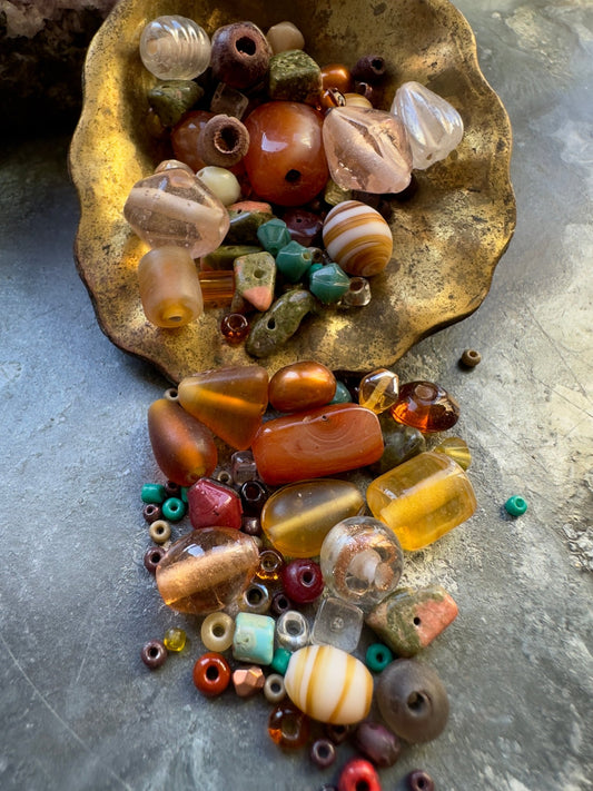 Rockfall Harvest Vintage Bead Mix - Idaho Vintaj Design - 9/24/2025 - Vintaj Live Shop ID