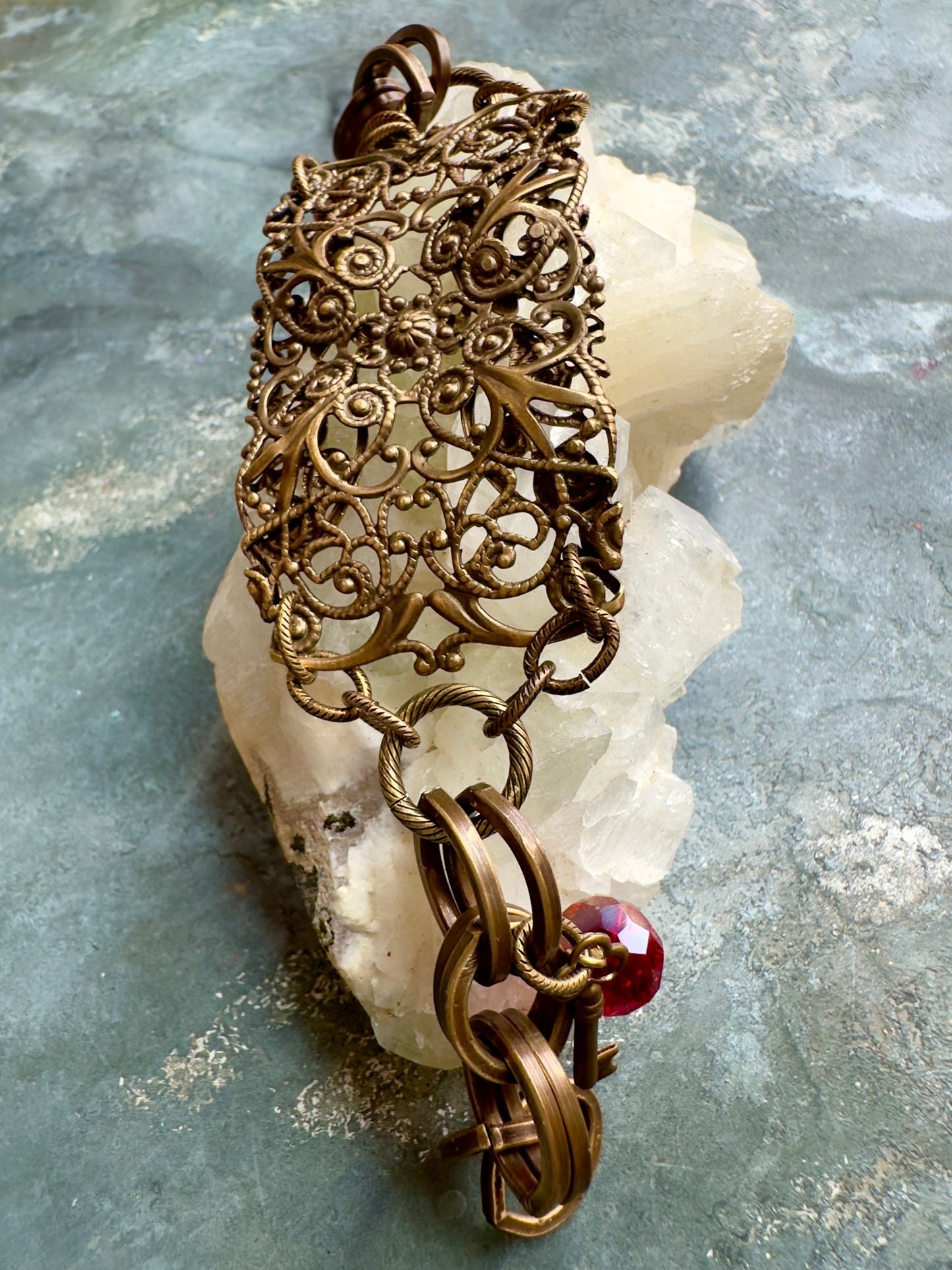 Scarlet Flame - Bracelet Kit - Vintaj Idaho Design - 8/27/2025 - Vintaj Live Shop ID