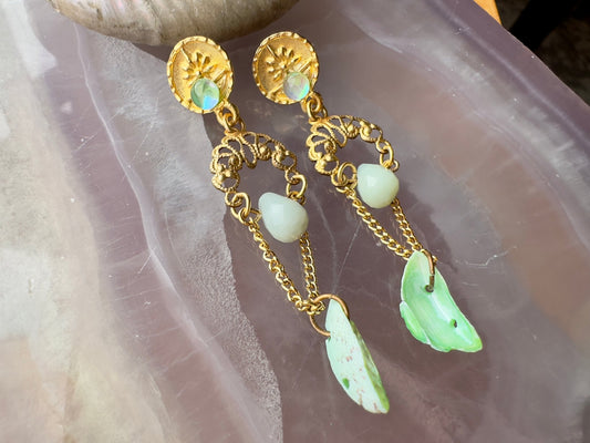 Sea Glow - Earrings Kit - Vintaj Idaho Design - 7/23/2025 - Vintaj Live Shop ID