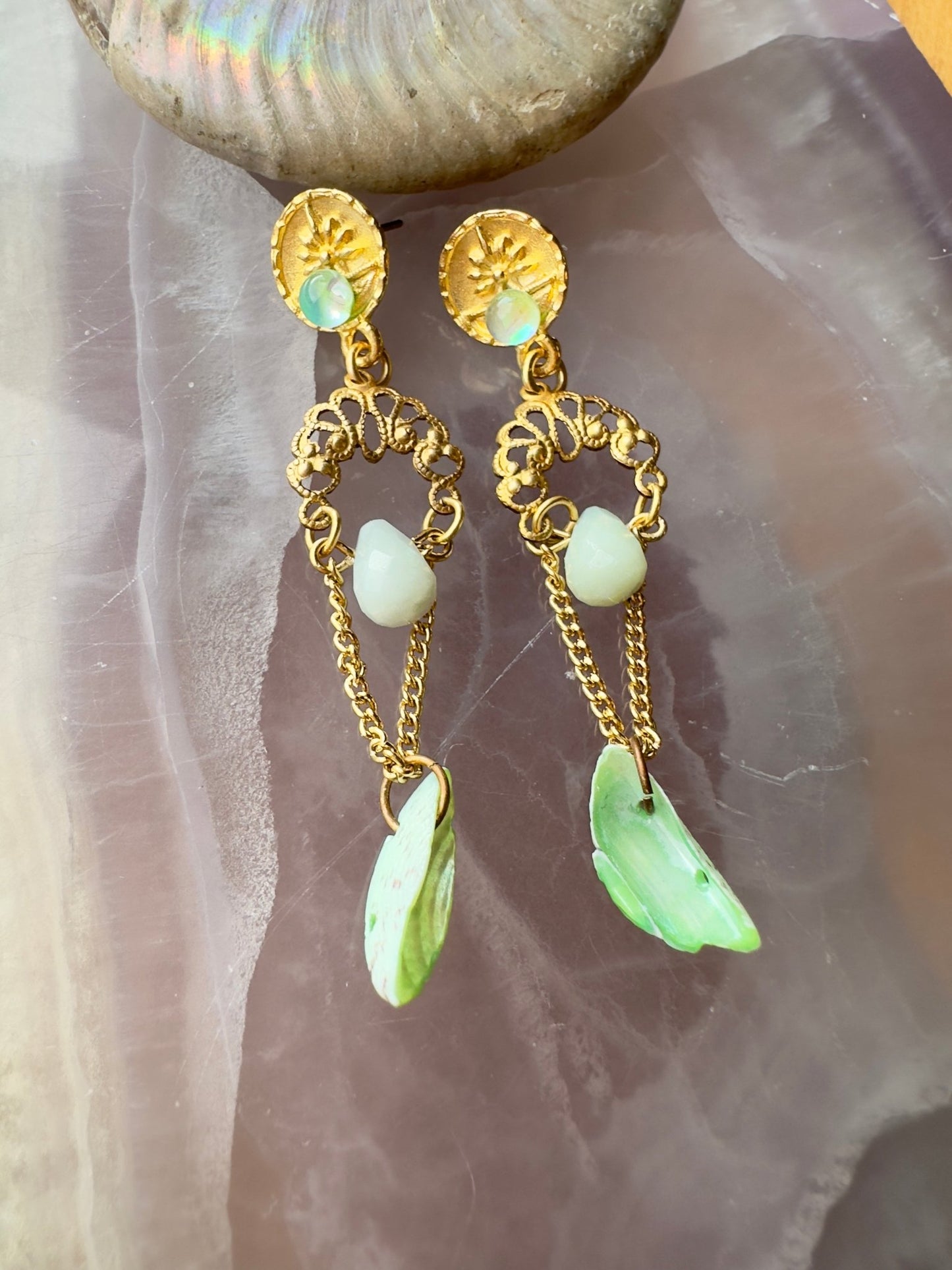 Sea Glow - Earrings Kit - Vintaj Idaho Design - 7/23/2025 - Vintaj Live Shop ID