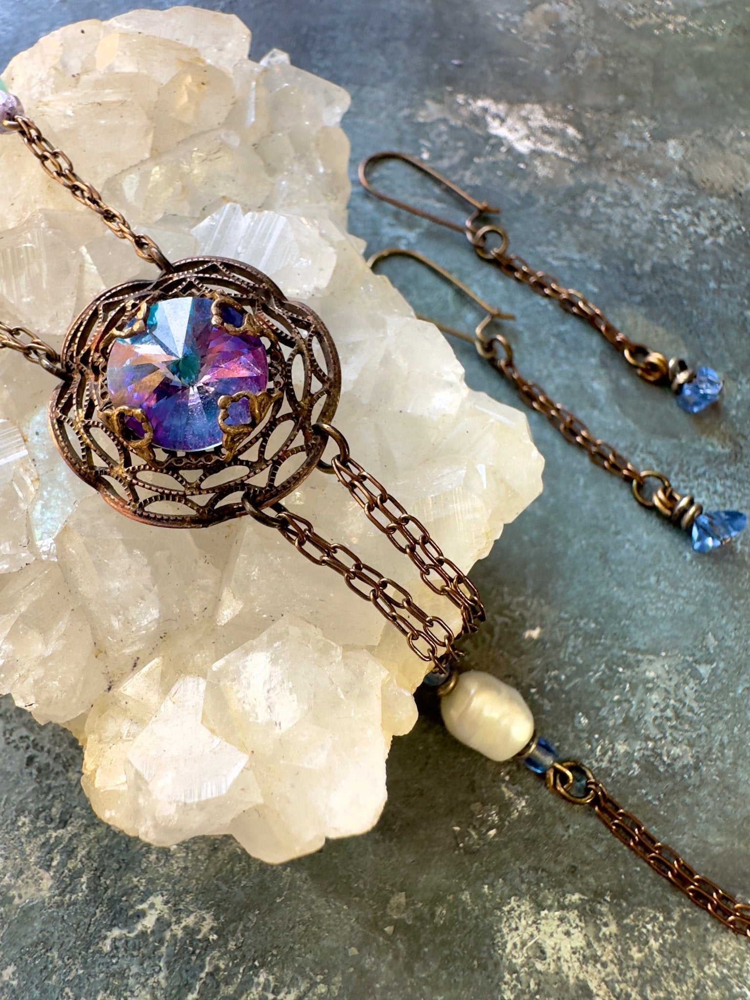 Seabound Relic - Necklace Earrings Kit - Vintaj Design - 5/28/2025 - Vintaj Live Shop ID