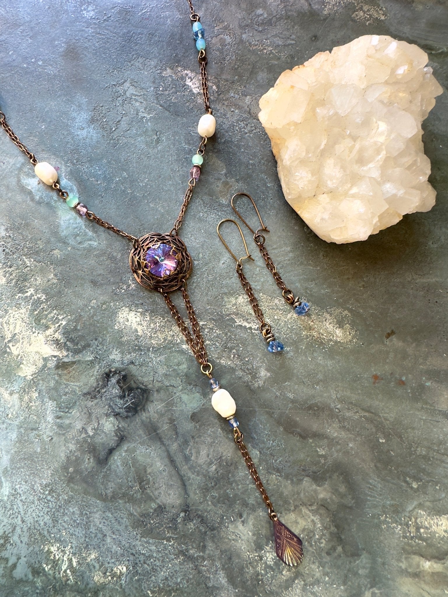 Seabound Relic - Necklace Earrings Kit - Vintaj Design - 5/28/2025 - Vintaj Live Shop ID