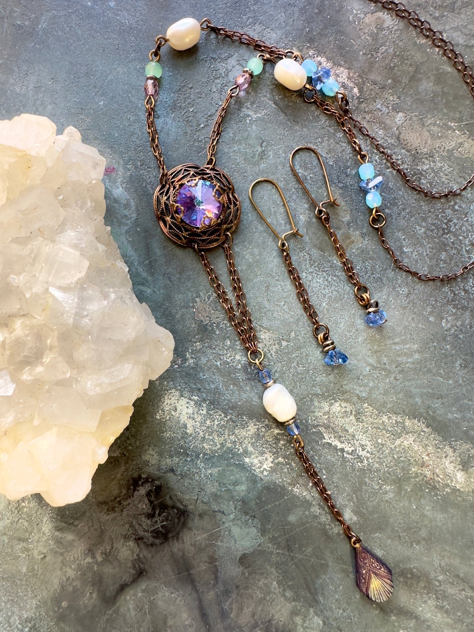 Seabound Relic - Necklace Earrings Kit - Vintaj Design - 5/28/2025 - Vintaj Live Shop ID