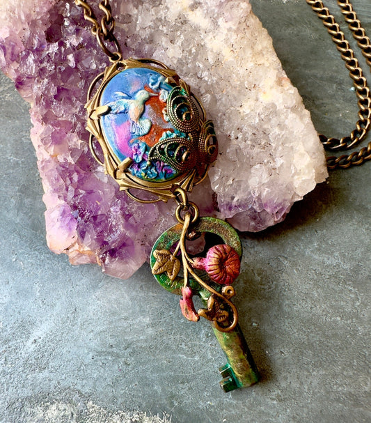 Secret Meadow - Necklace Kit - Vintaj Idaho Design - 9/3/2025 - Vintaj Live Shop ID
