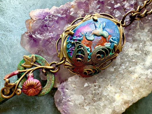 Secret Meadow - Necklace Kit - Vintaj Idaho Design - 9/3/2025 - Vintaj Live Shop ID