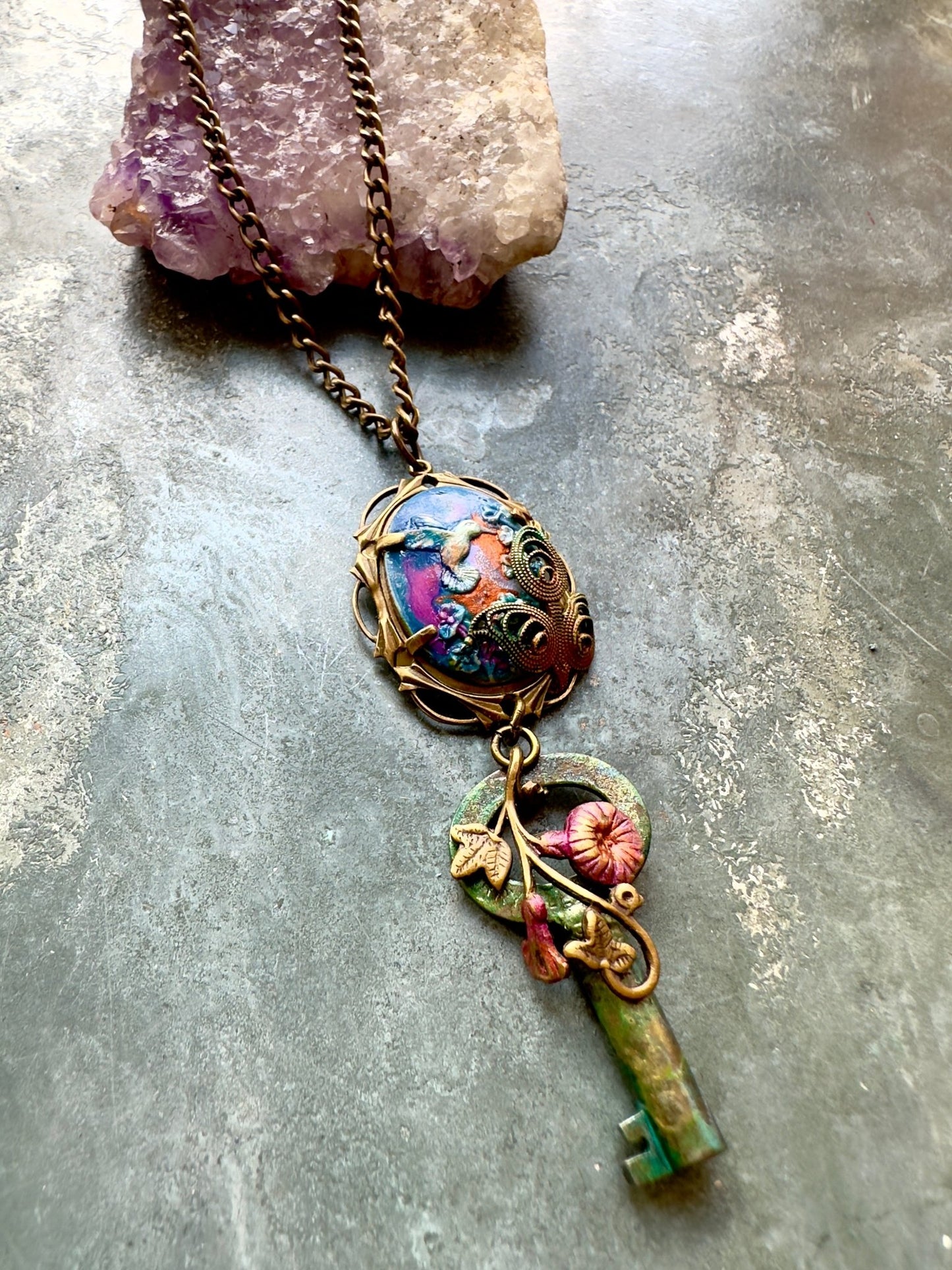 Secret Meadow - Necklace Kit - Vintaj Idaho Design - 9/3/2025 - Vintaj Live Shop ID