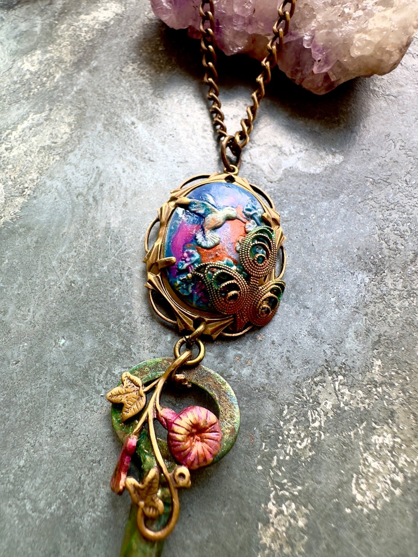 Secret Meadow - Necklace Kit - Vintaj Idaho Design - 9/3/2025 - Vintaj Live Shop ID