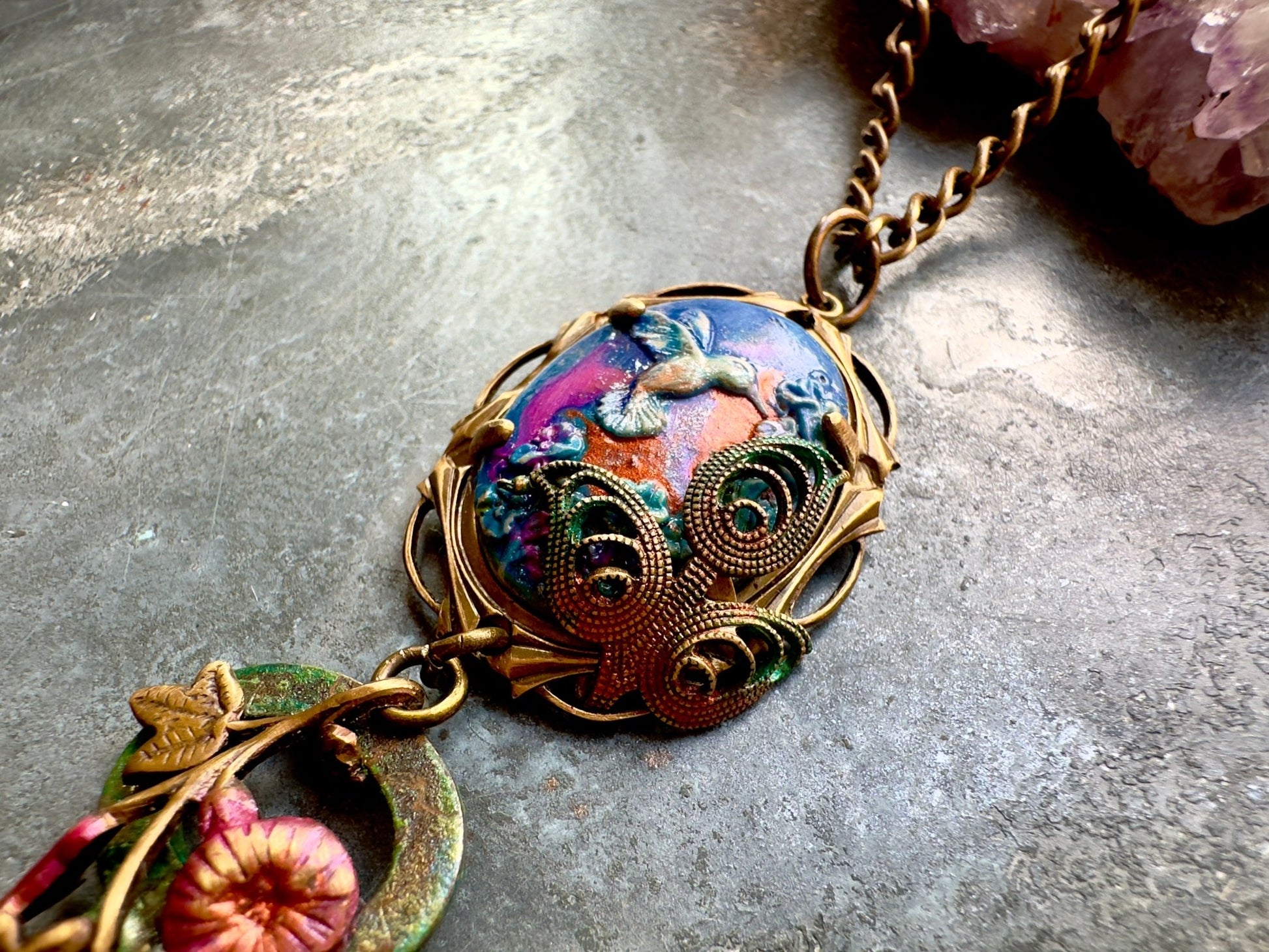Secret Meadow - Necklace Kit - Vintaj Idaho Design - 9/3/2025 - Vintaj Live Shop ID