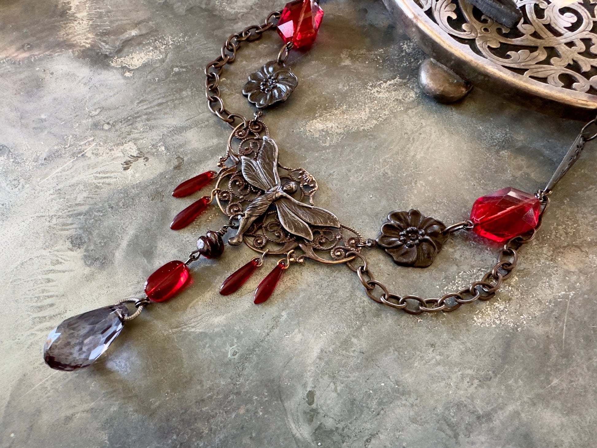 Shadow Bloom JAF - Necklace Kit - Vintaj Idaho Design - 7/30/2025 - Vintaj Live Shop ID