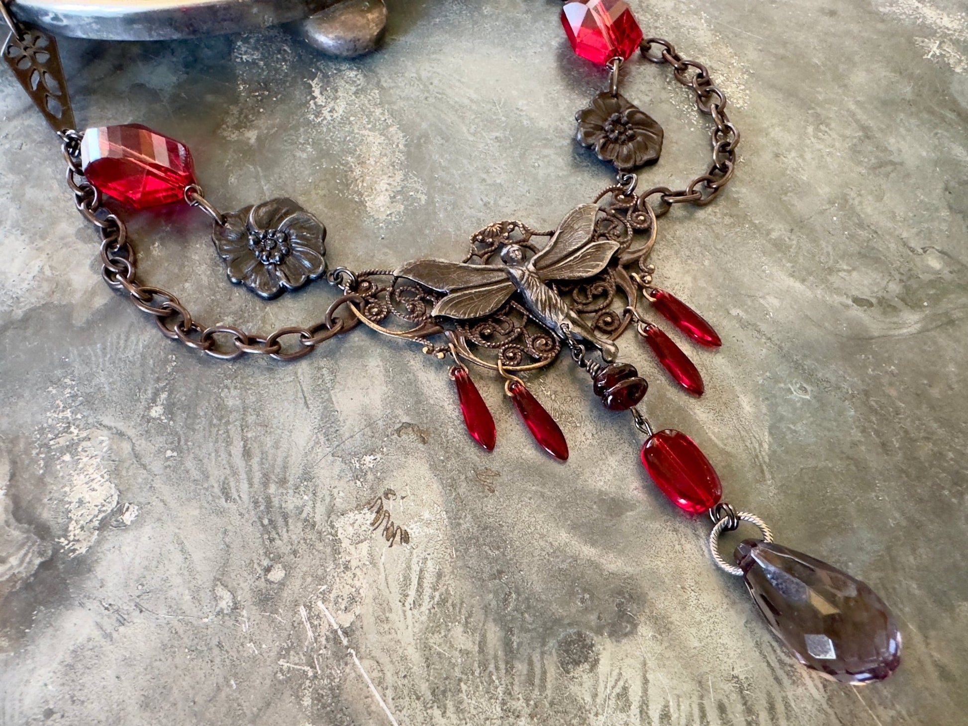 Shadow Bloom JAF - Necklace Kit - Vintaj Idaho Design - 7/30/2025 - Vintaj Live Shop ID