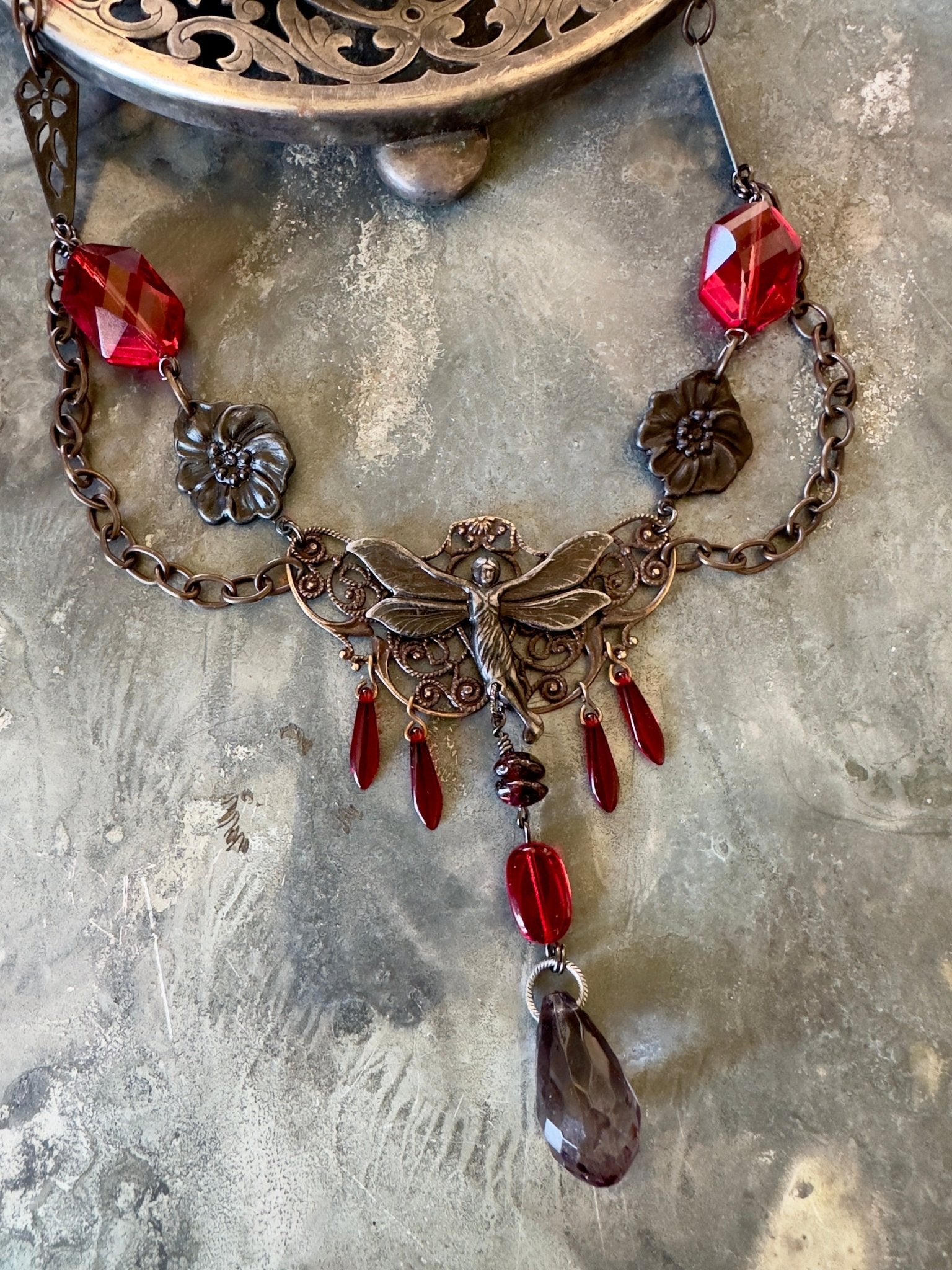 Shadow Bloom JAF - Necklace Kit - Vintaj Idaho Design - 7/30/2025 - Vintaj Live Shop ID