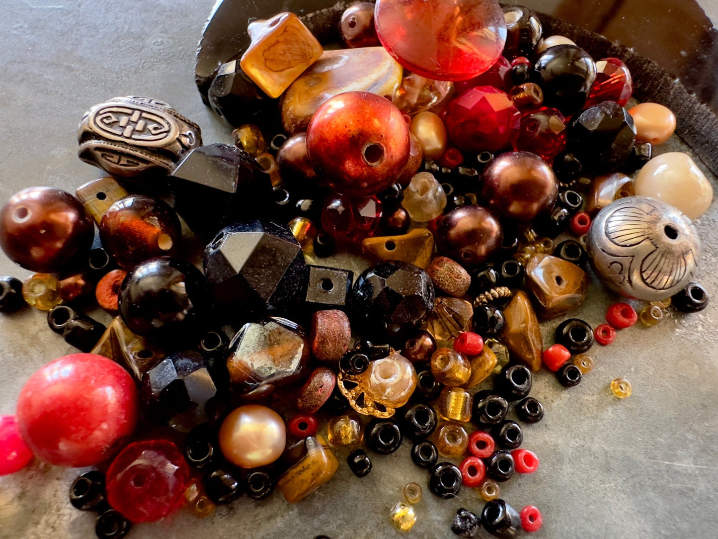 Shadow Rouge Vintage Bead Mix - Idaho Vintaj Design - 7/30/2025 - Vintaj Live Shop ID