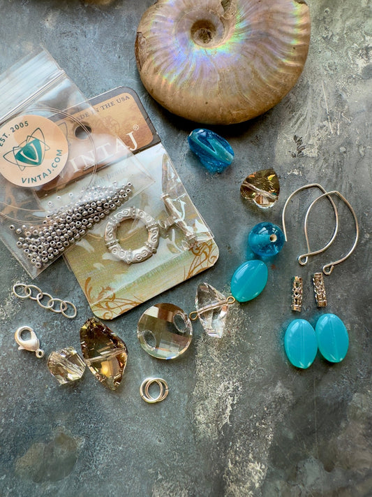 Shimmering Shores - Bracelet Earrings Kit - Vintaj Idaho Design - 9/8/2025 - Vintaj Live Shop ID