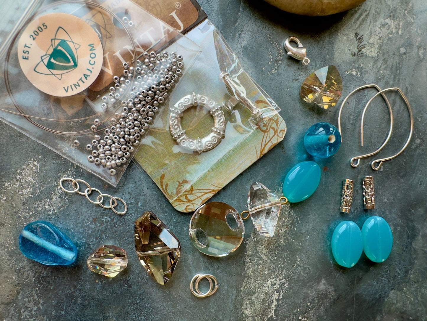 Shimmering Shores - Bracelet Earrings Kit - Vintaj Idaho Design - 9/8/2025 - Vintaj Live Shop ID