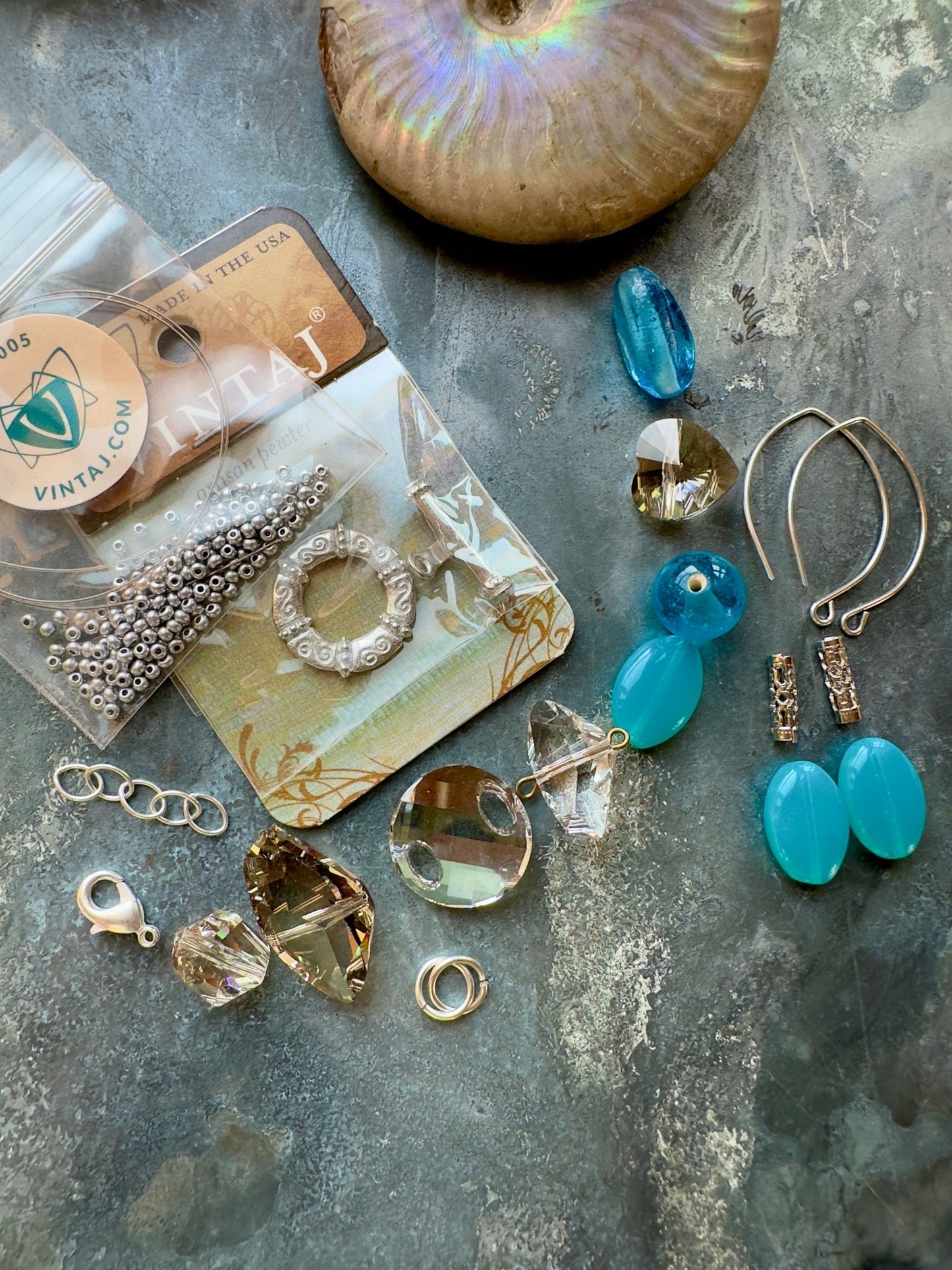 Shimmering Shores - Bracelet Earrings Kit - Vintaj Idaho Design - 9/8/2025 - Vintaj Live Shop ID