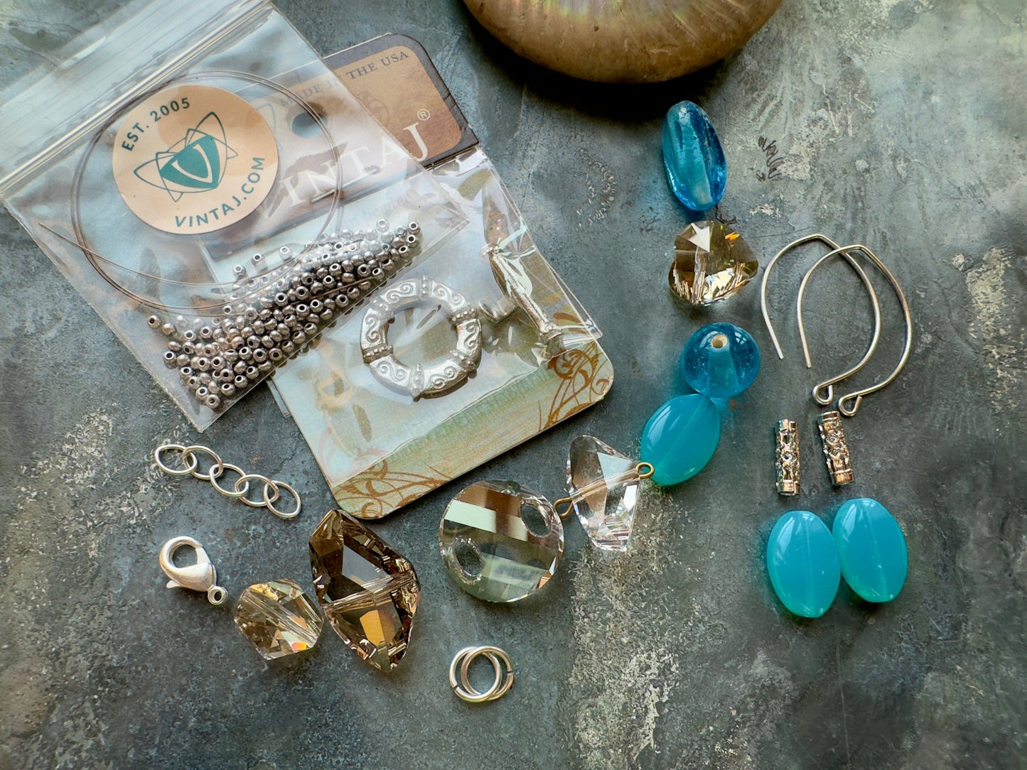 Shimmering Shores - Bracelet Earrings Kit - Vintaj Idaho Design - 9/8/2025 - Vintaj Live Shop ID
