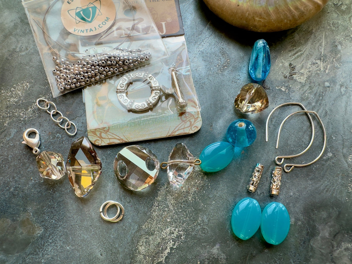 Shimmering Shores - Bracelet Earrings Kit - Vintaj Idaho Design - 9/8/2025 - Vintaj Live Shop ID