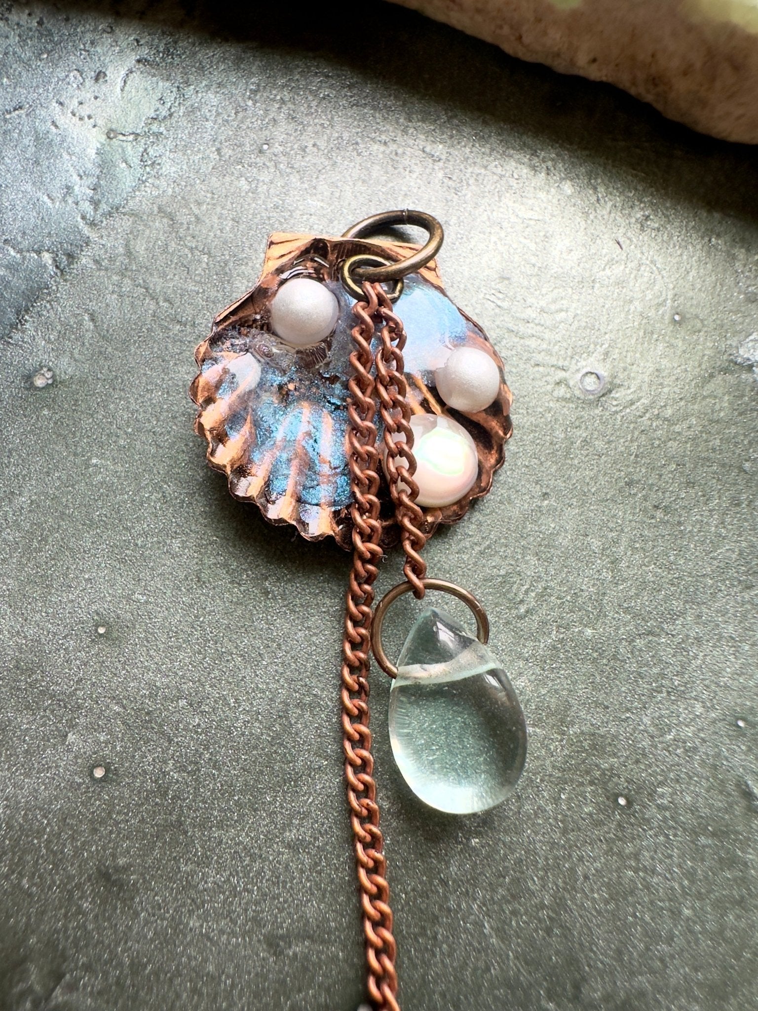 Siren’s Tears - Vintage Drop Pendant Kit - Vintaj Idaho Design - 11/5/2025 - Vintaj Live Shop ID