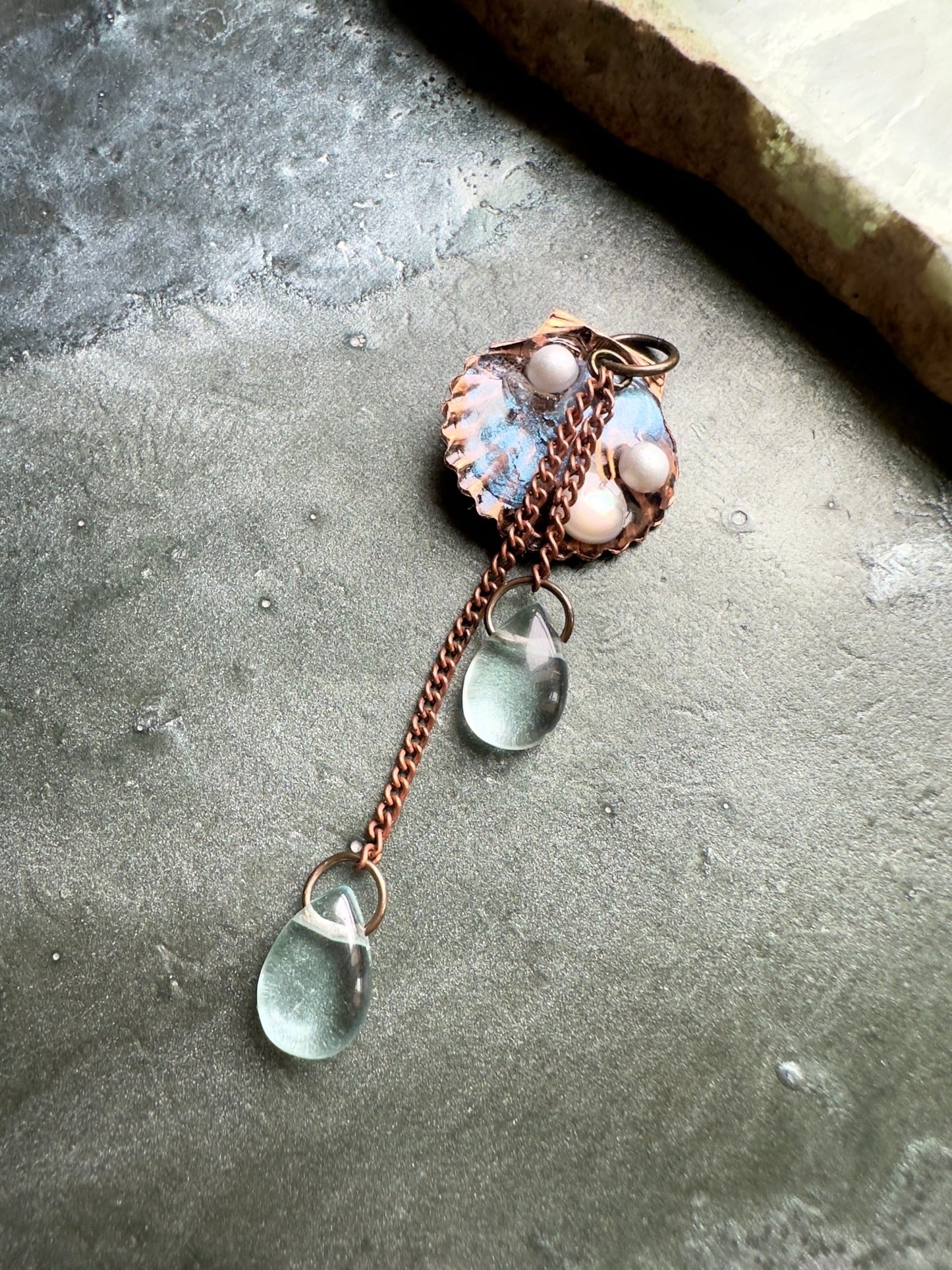 Siren’s Tears - Vintage Drop Pendant Kit - Vintaj Idaho Design - 11/5/2025 - Vintaj Live Shop ID