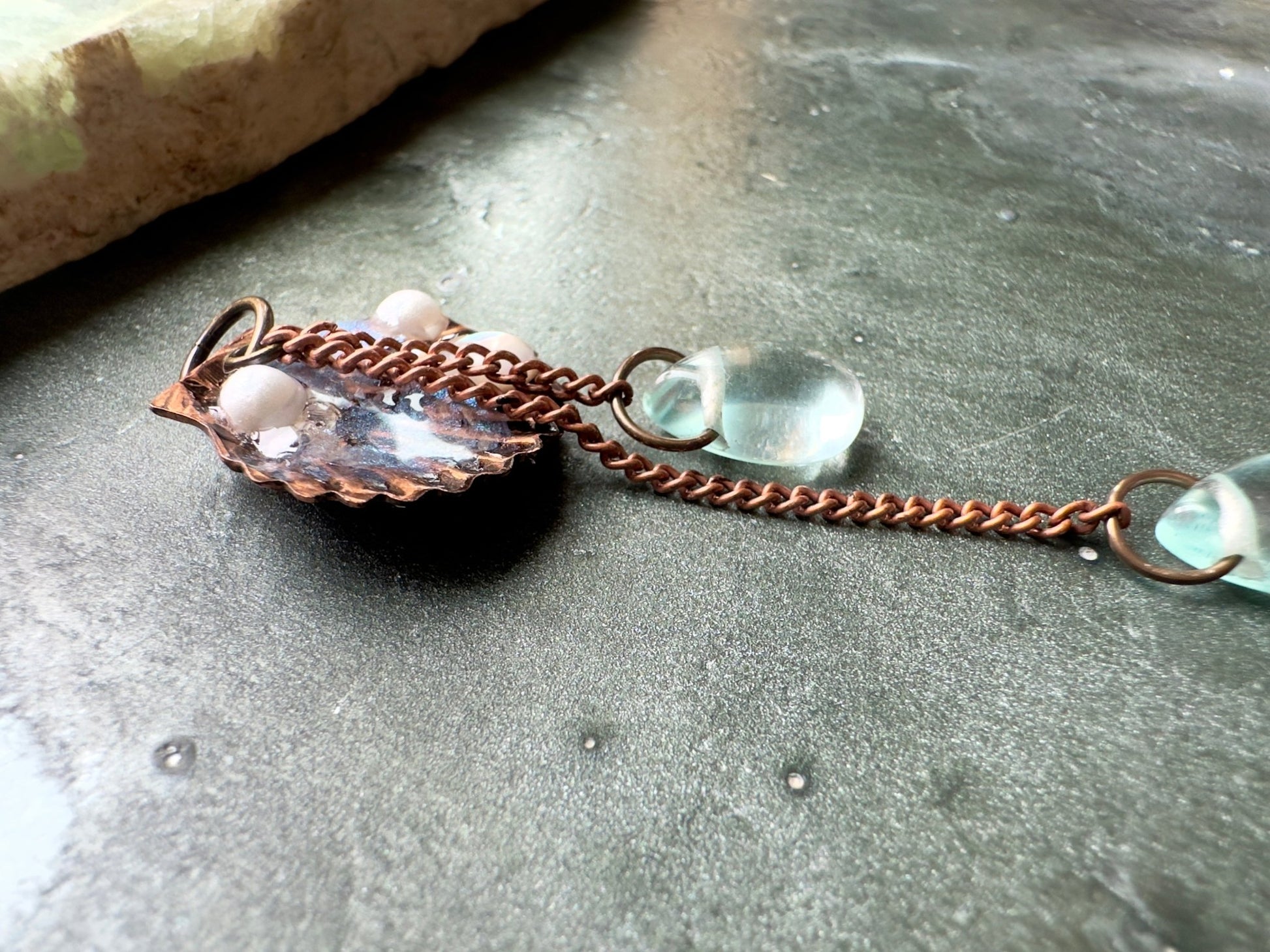 Siren’s Tears - Vintage Drop Pendant Kit - Vintaj Idaho Design - 11/5/2025 - Vintaj Live Shop ID