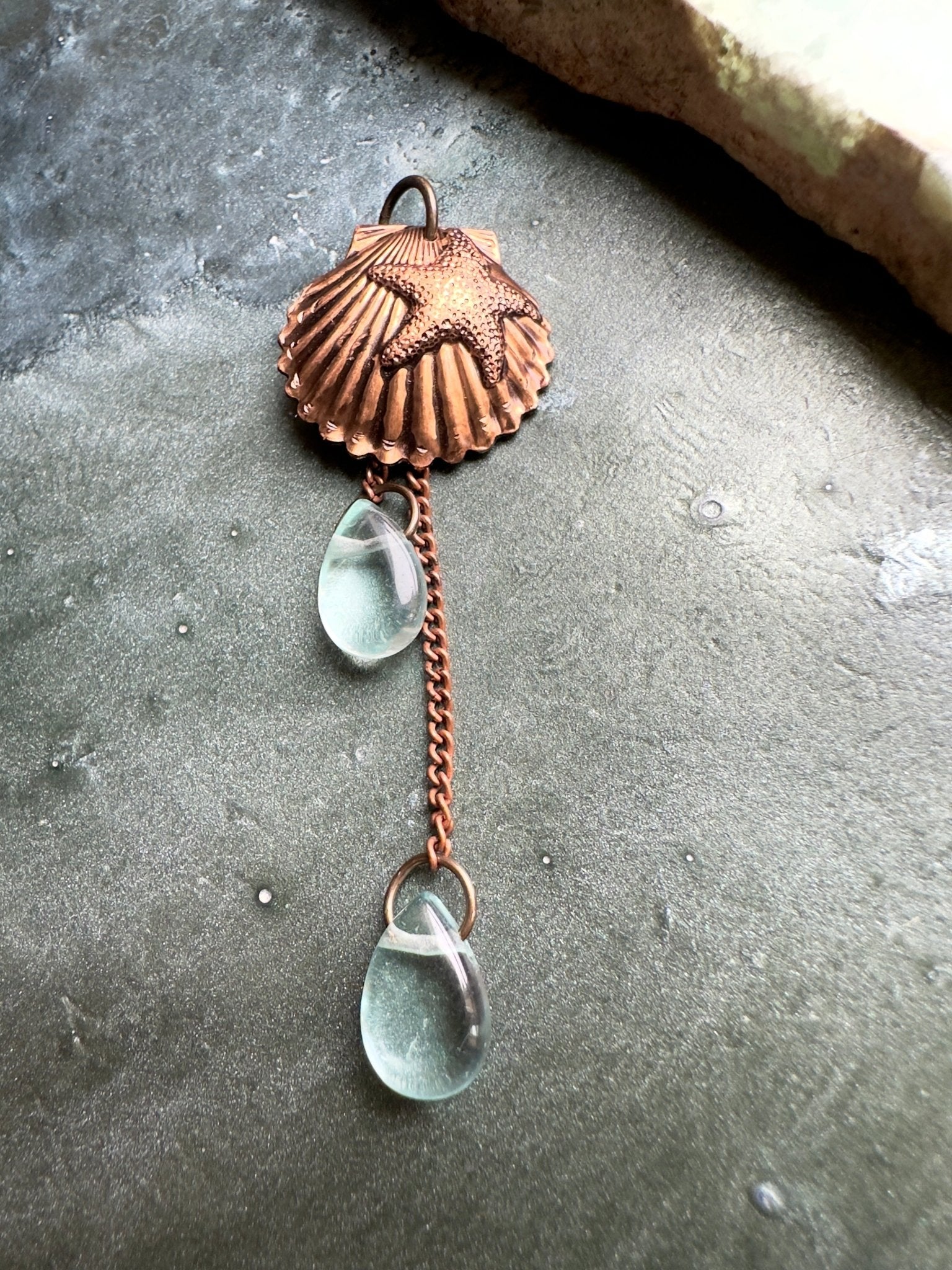 Siren’s Tears - Vintage Drop Pendant Kit - Vintaj Idaho Design - 11/5/2025 - Vintaj Live Shop ID