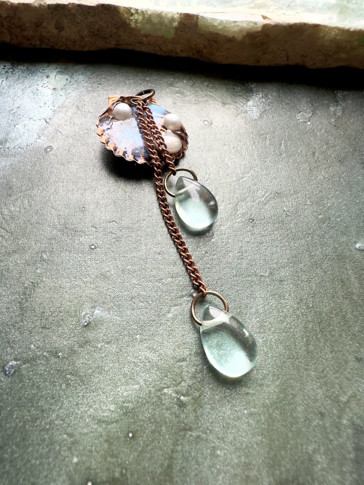 Siren’s Tears - Vintage Drop Pendant Kit - Vintaj Idaho Design - 11/5/2025 - Vintaj Live Shop ID