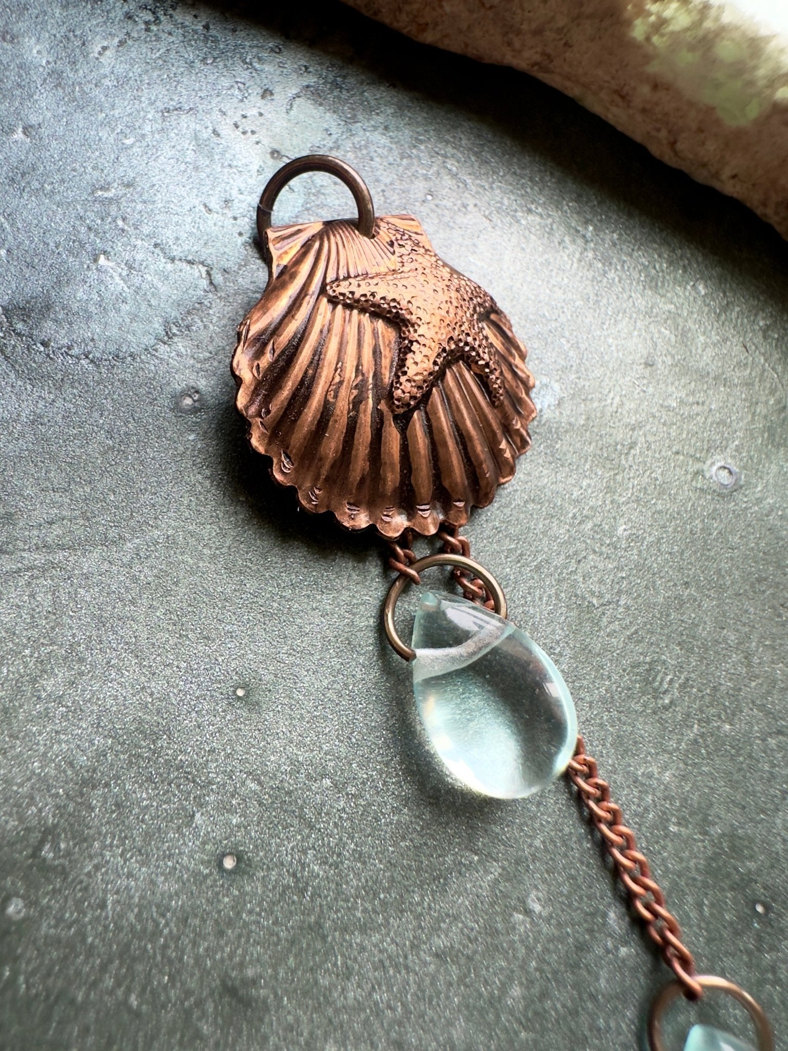 Siren’s Tears - Vintage Drop Pendant Kit - Vintaj Idaho Design - 11/5/2025 - Vintaj Live Shop ID