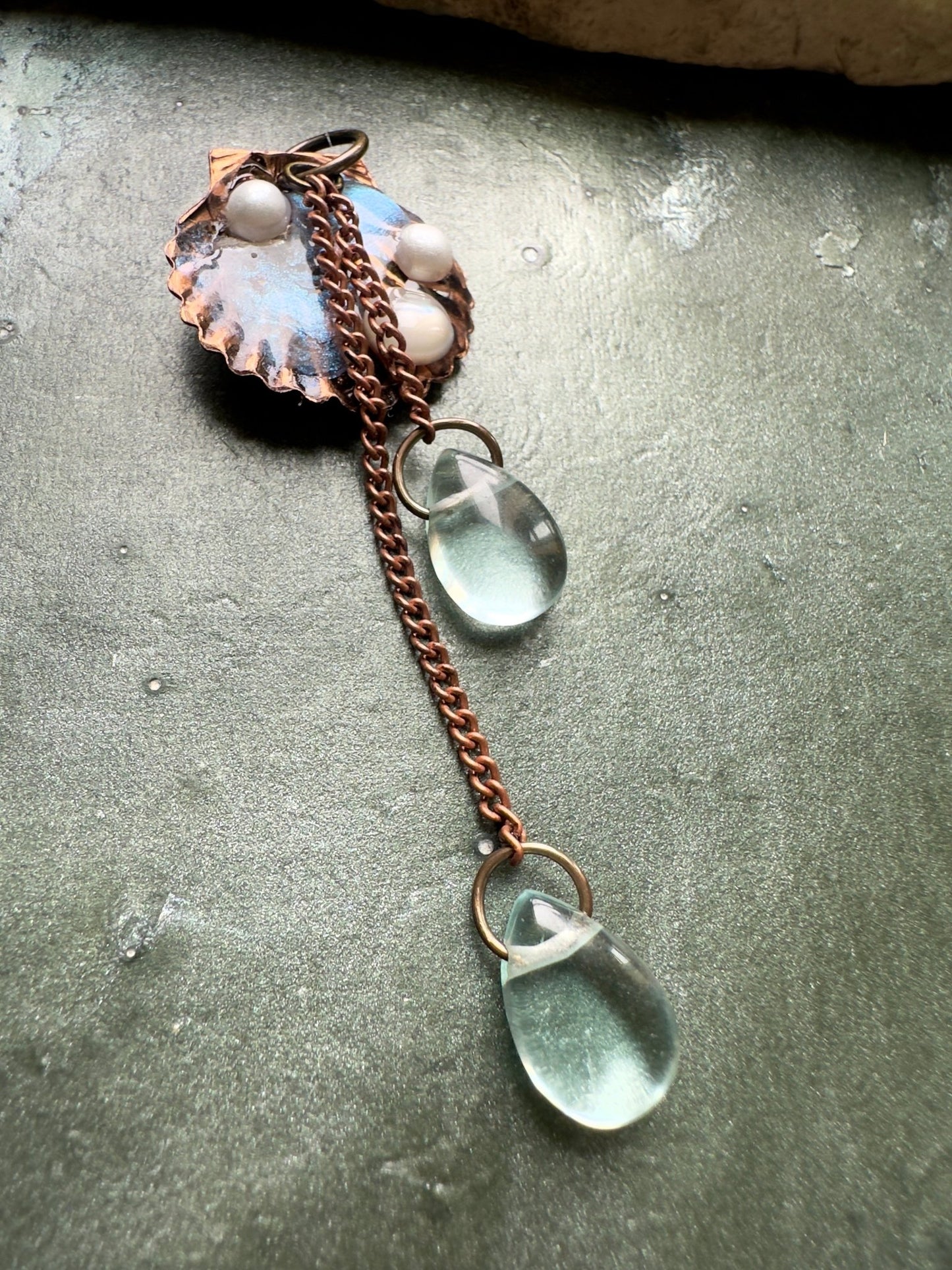 Siren’s Tears - Vintage Drop Pendant Kit - Vintaj Idaho Design - 11/5/2025 - Vintaj Live Shop ID