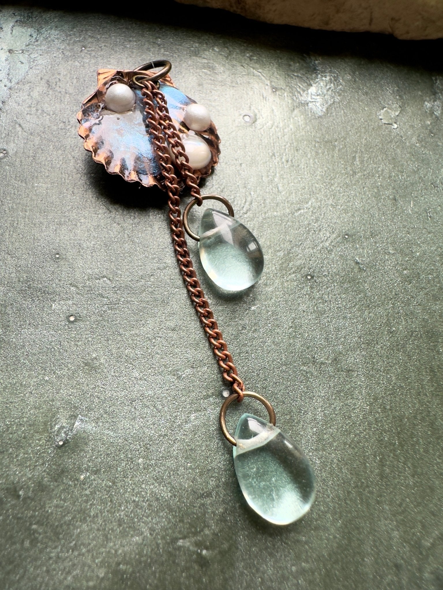 Siren’s Tears - Vintage Drop Pendant Kit - Vintaj Idaho Design - 11/5/2025 - Vintaj Live Shop ID