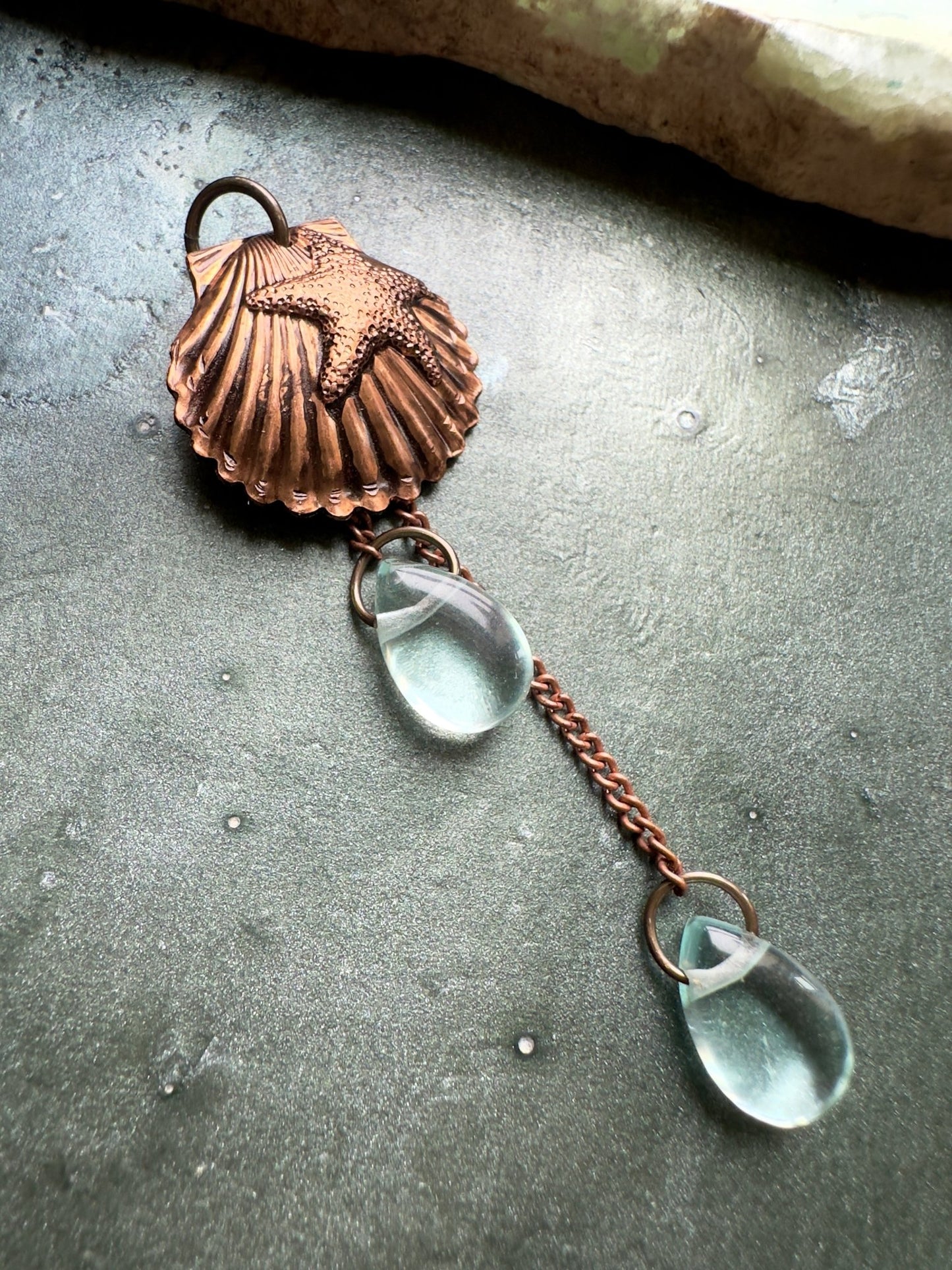 Siren’s Tears - Vintage Drop Pendant Kit - Vintaj Idaho Design - 11/5/2025 - Vintaj Live Shop ID