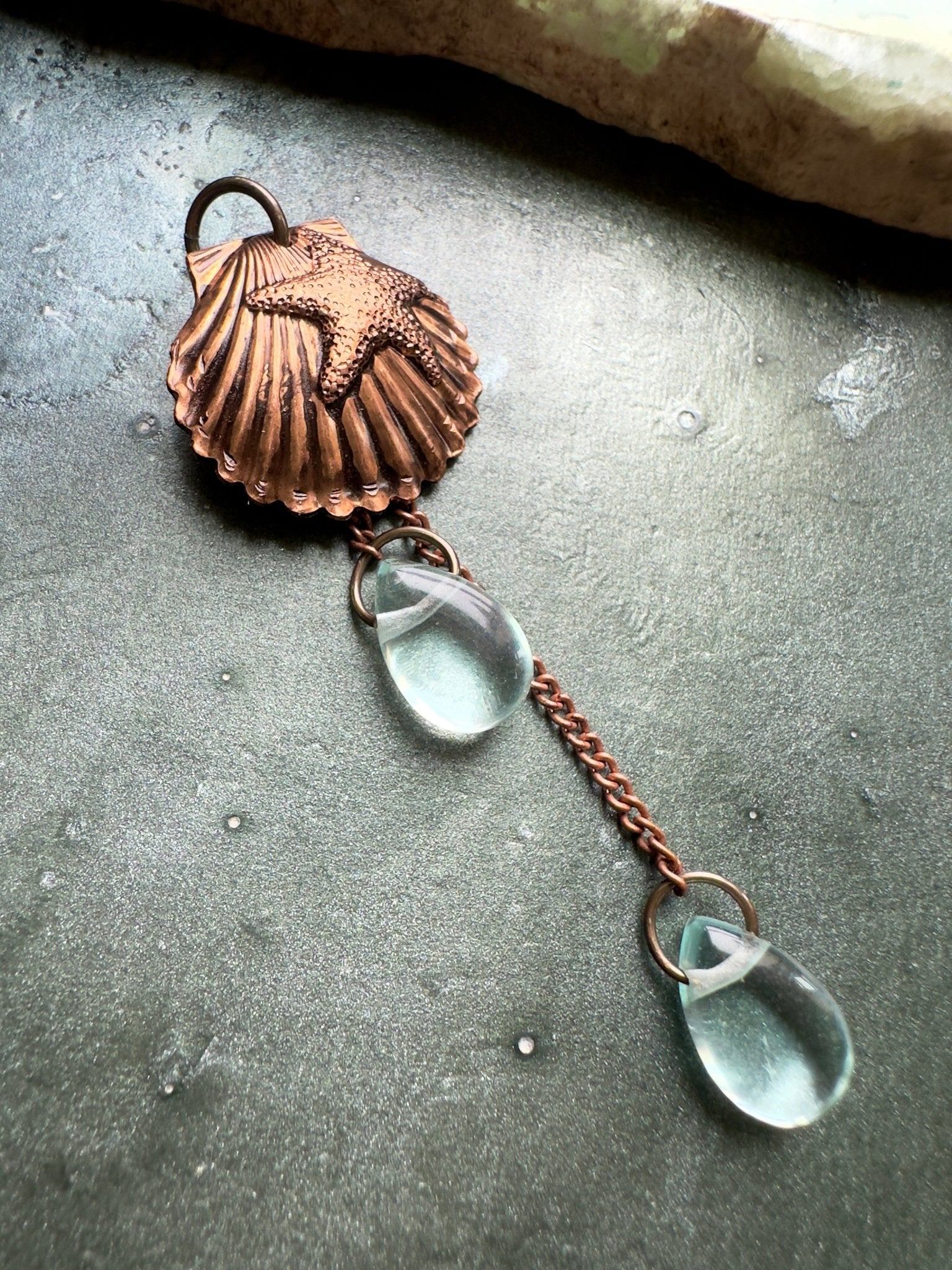 Siren’s Tears - Vintage Drop Pendant Kit - Vintaj Idaho Design - 11/5/2025 - Vintaj Live Shop ID