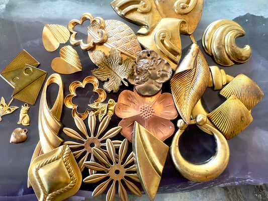 Solid Brass Stampings Variety Pack (2 oz) - 5/28/25 - Vintaj Live Shop ID