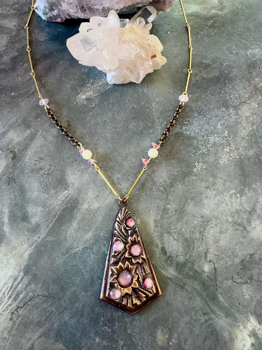 Starlit Fields Vintage Necklace Kit - Idaho Vintaj Design - 6/18/2025 - Vintaj Live Shop ID