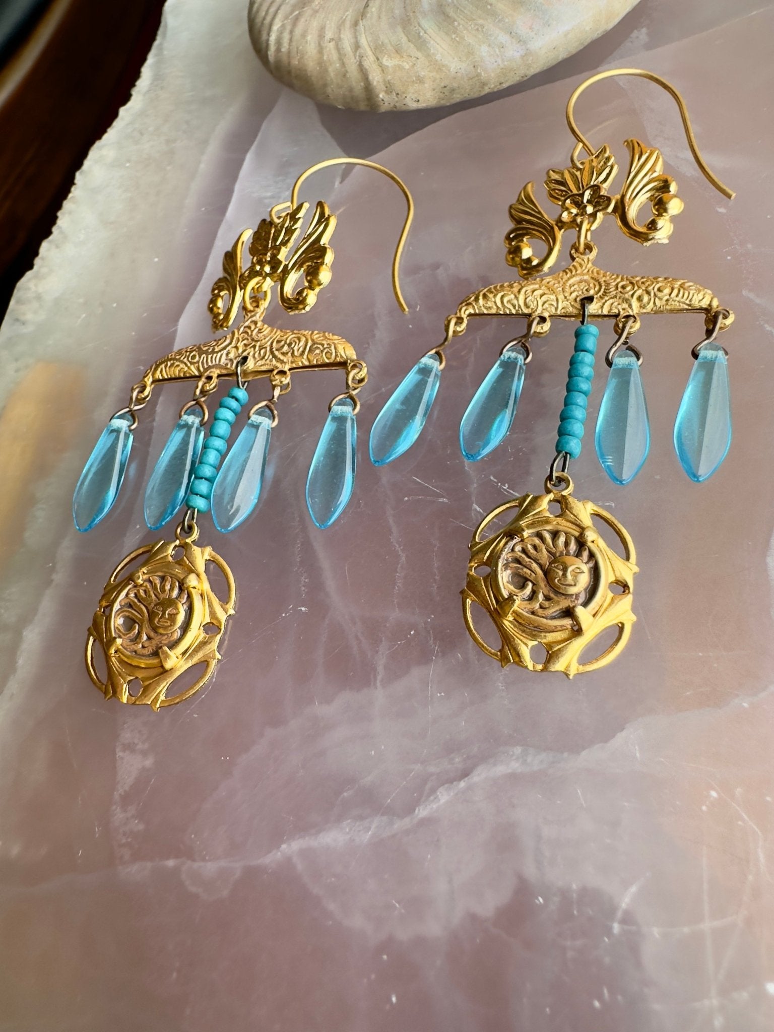 Sun - Forged Sea - Earrings Kit - Vintaj Idaho Design - 7/23/2025 - Vintaj Live Shop ID