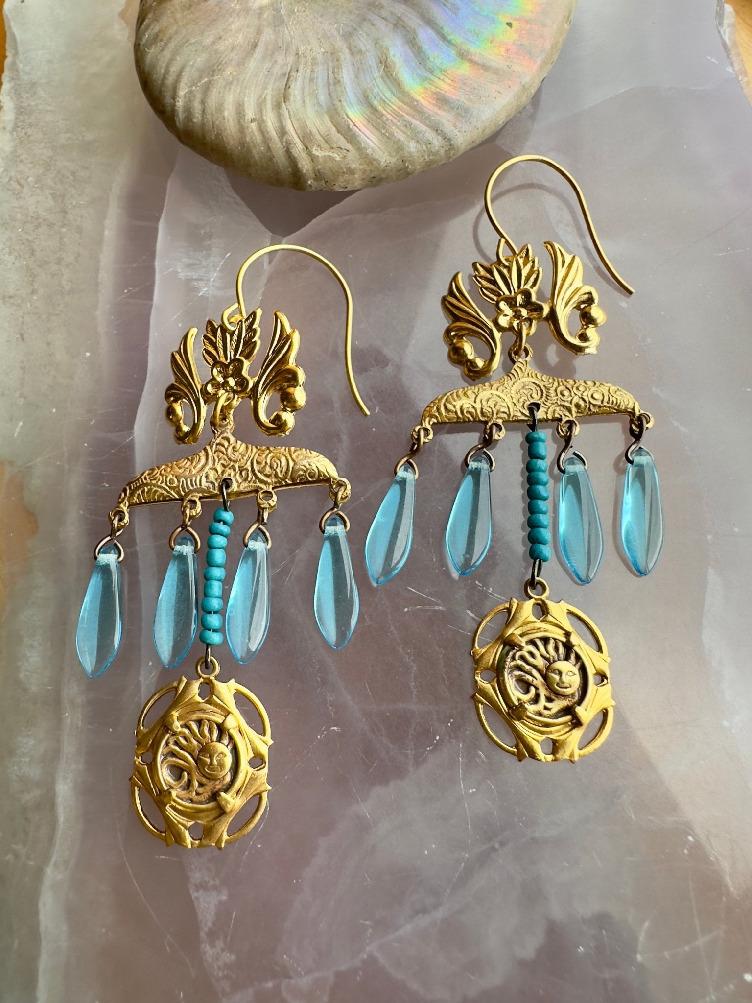 Sun - Forged Sea - Earrings Kit - Vintaj Idaho Design - 7/23/2025 - Vintaj Live Shop ID