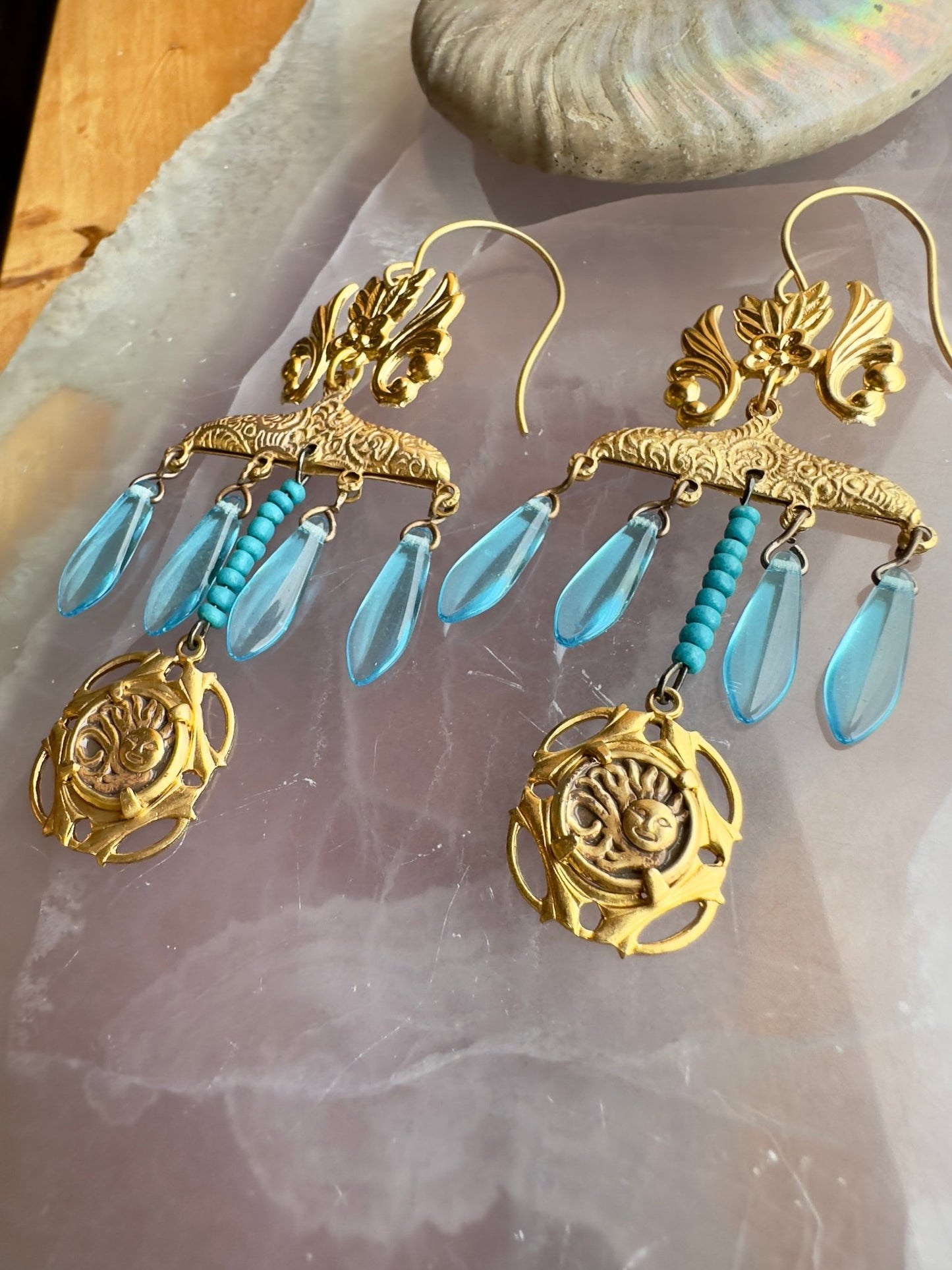 Sun - Forged Sea - Earrings Kit - Vintaj Idaho Design - 7/23/2025 - Vintaj Live Shop ID