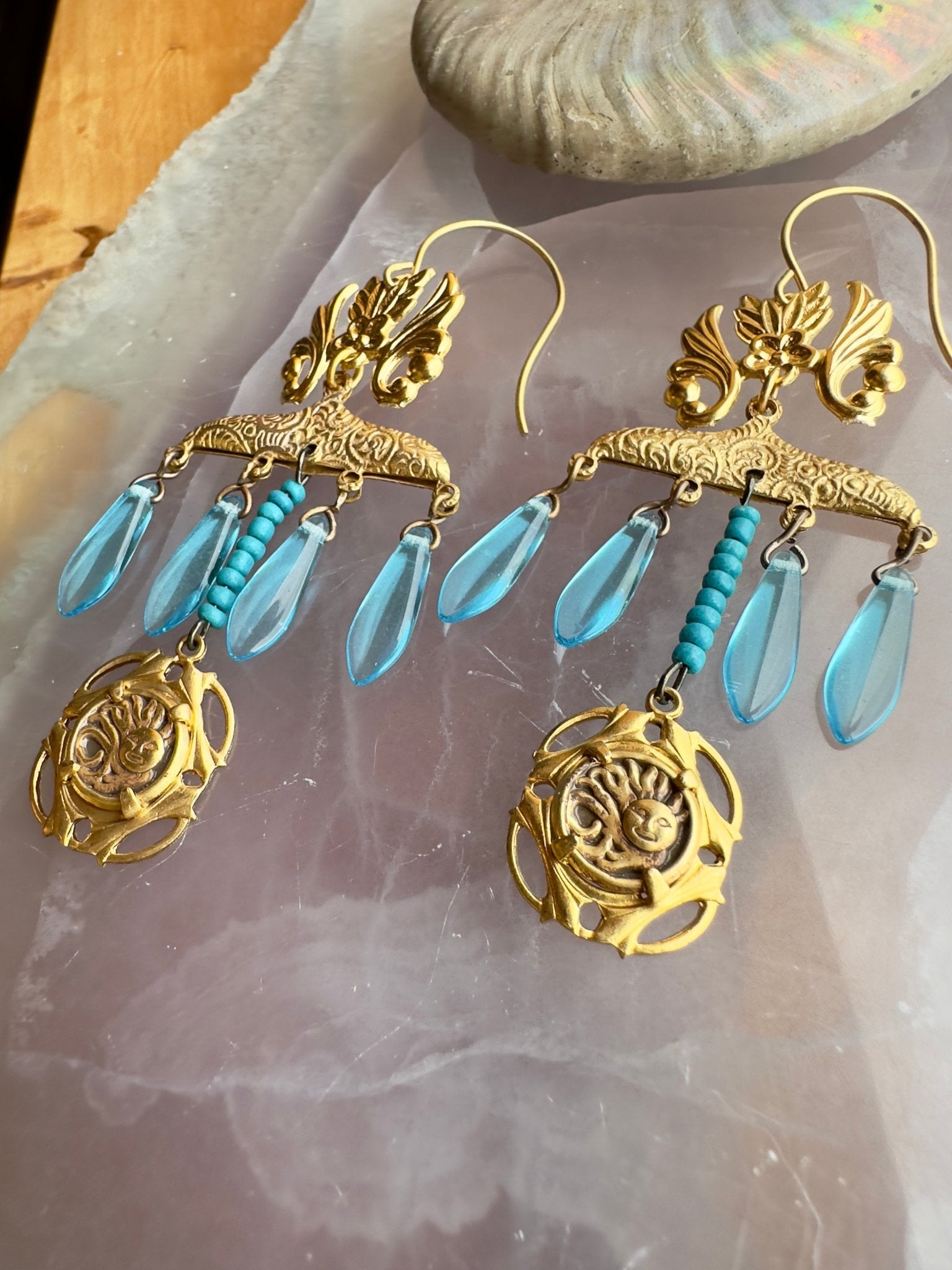 Sun - Forged Sea - Earrings Kit - Vintaj Idaho Design - 7/23/2025 - Vintaj Live Shop ID