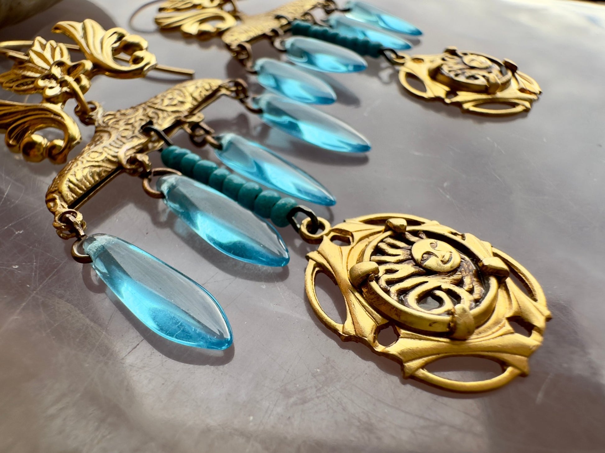 Sun - Forged Sea - Earrings Kit - Vintaj Idaho Design - 7/23/2025 - Vintaj Live Shop ID