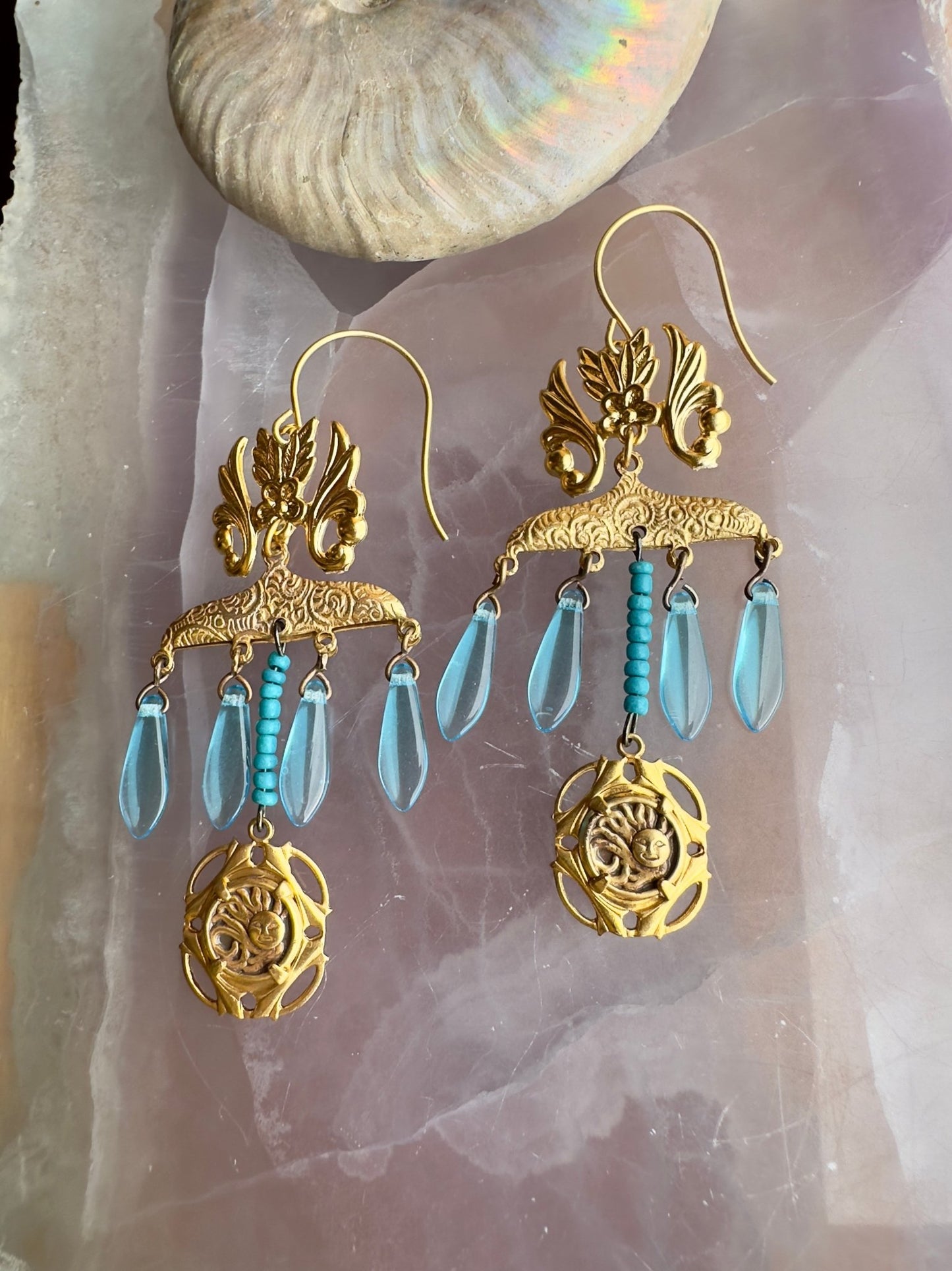 Sun - Forged Sea - Earrings Kit - Vintaj Idaho Design - 7/23/2025 - Vintaj Live Shop ID