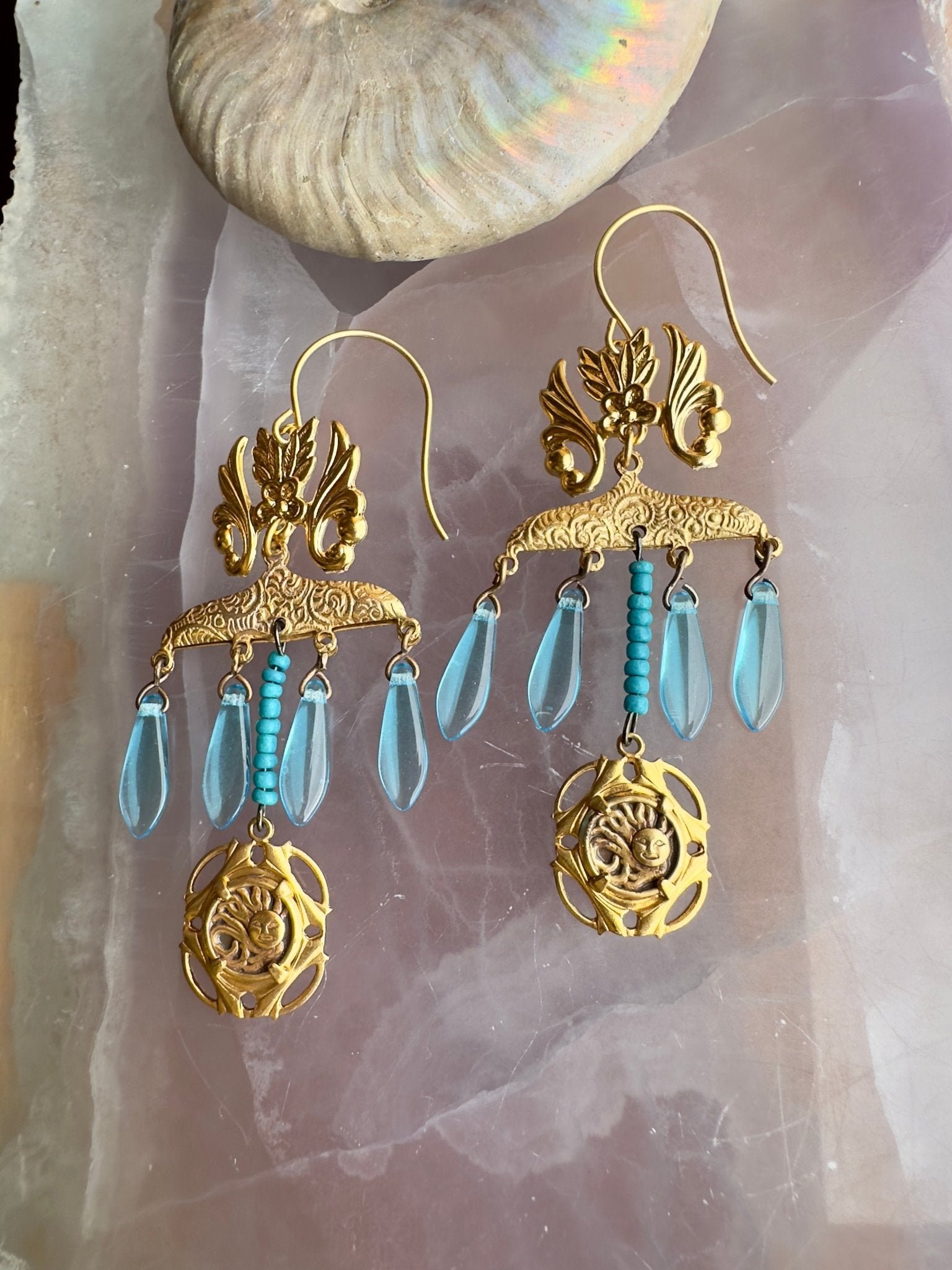 Sun - Forged Sea - Earrings Kit - Vintaj Idaho Design - 7/23/2025 - Vintaj Live Shop ID