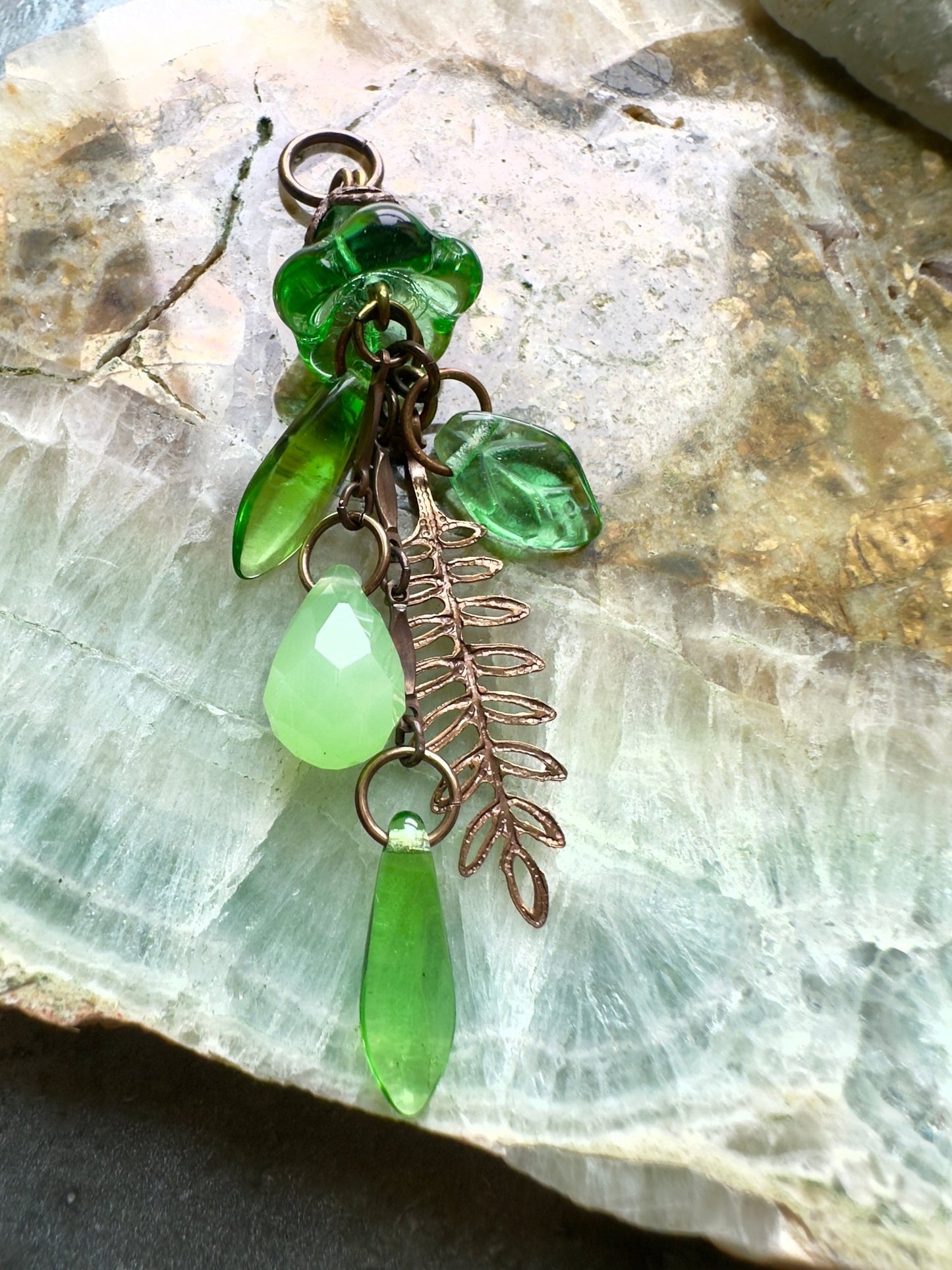 The Whispering Leaf - Vintage Drop Pendant Kit - Vintaj Idaho Design - 11/5/2025 - Vintaj Live Shop ID