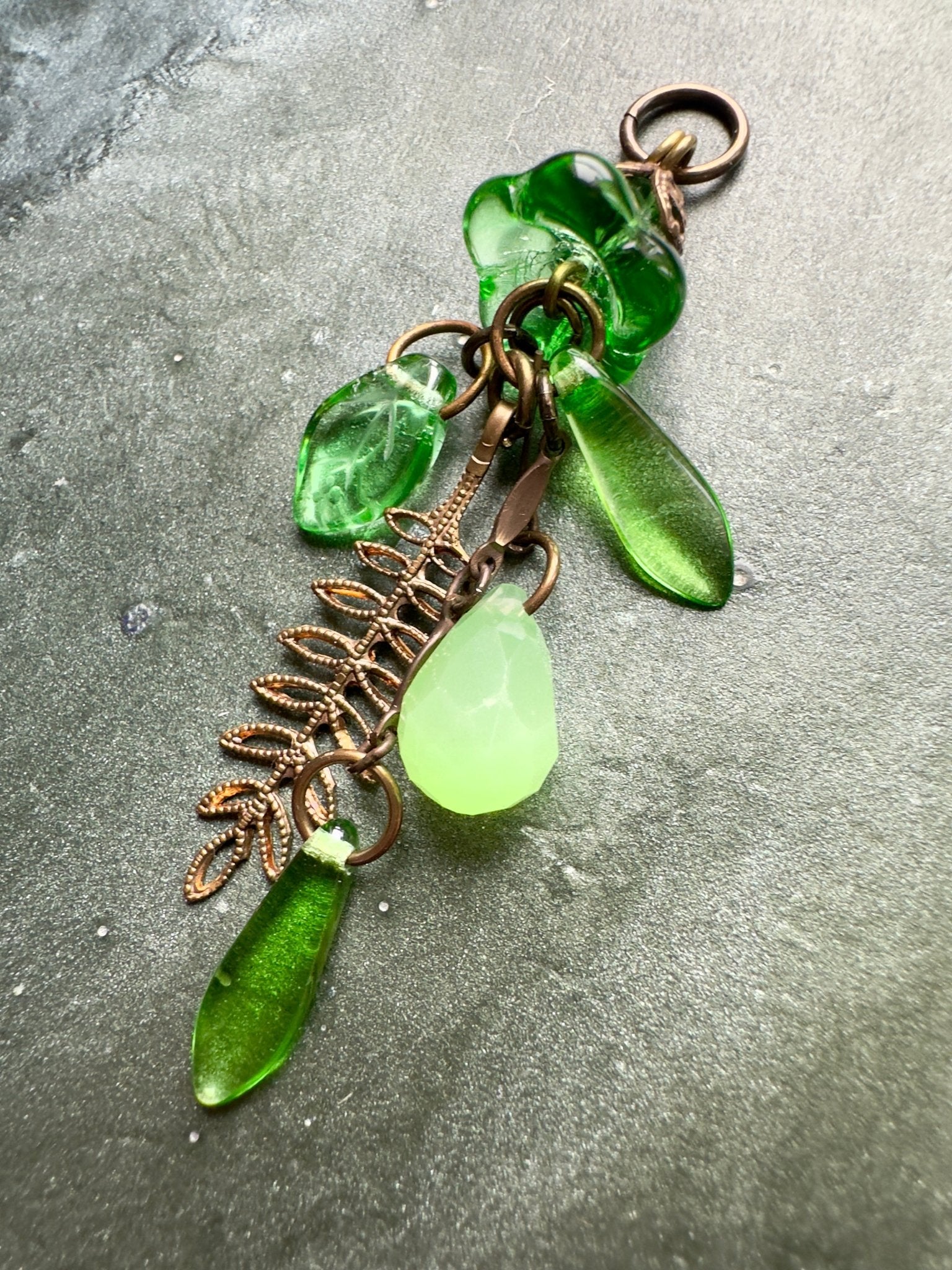 The Whispering Leaf - Vintage Drop Pendant Kit - Vintaj Idaho Design - 11/5/2025 - Vintaj Live Shop ID